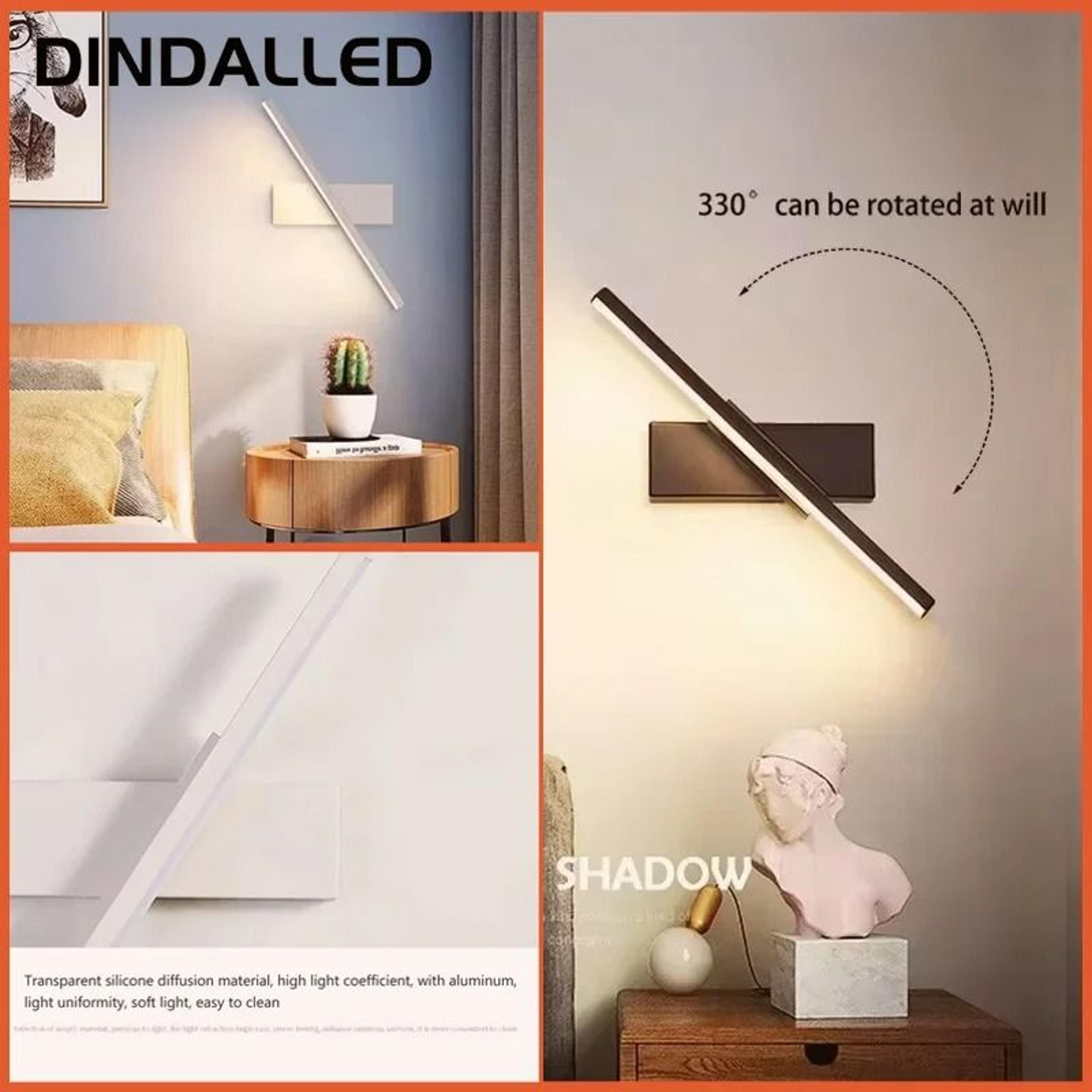 Modern Rotatable LED Wall Sconce 360 Adjustable Light For Bedroom Bedside Bathroom Mirror  Reading  1