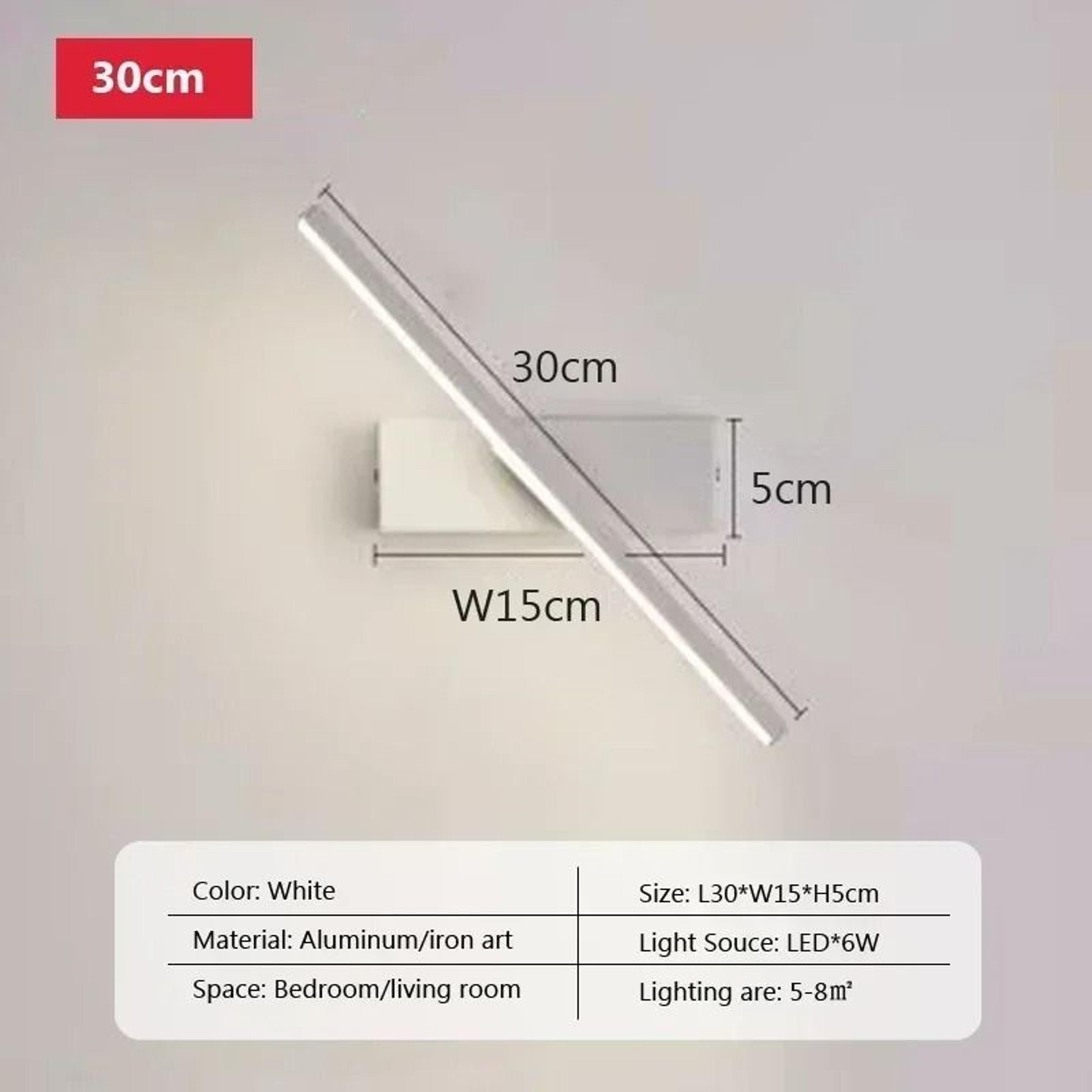 Modern Rotatable LED Wall Sconce 360 Adjustable Light For Bedroom Bedside Bathroom Mirror  Reading  7