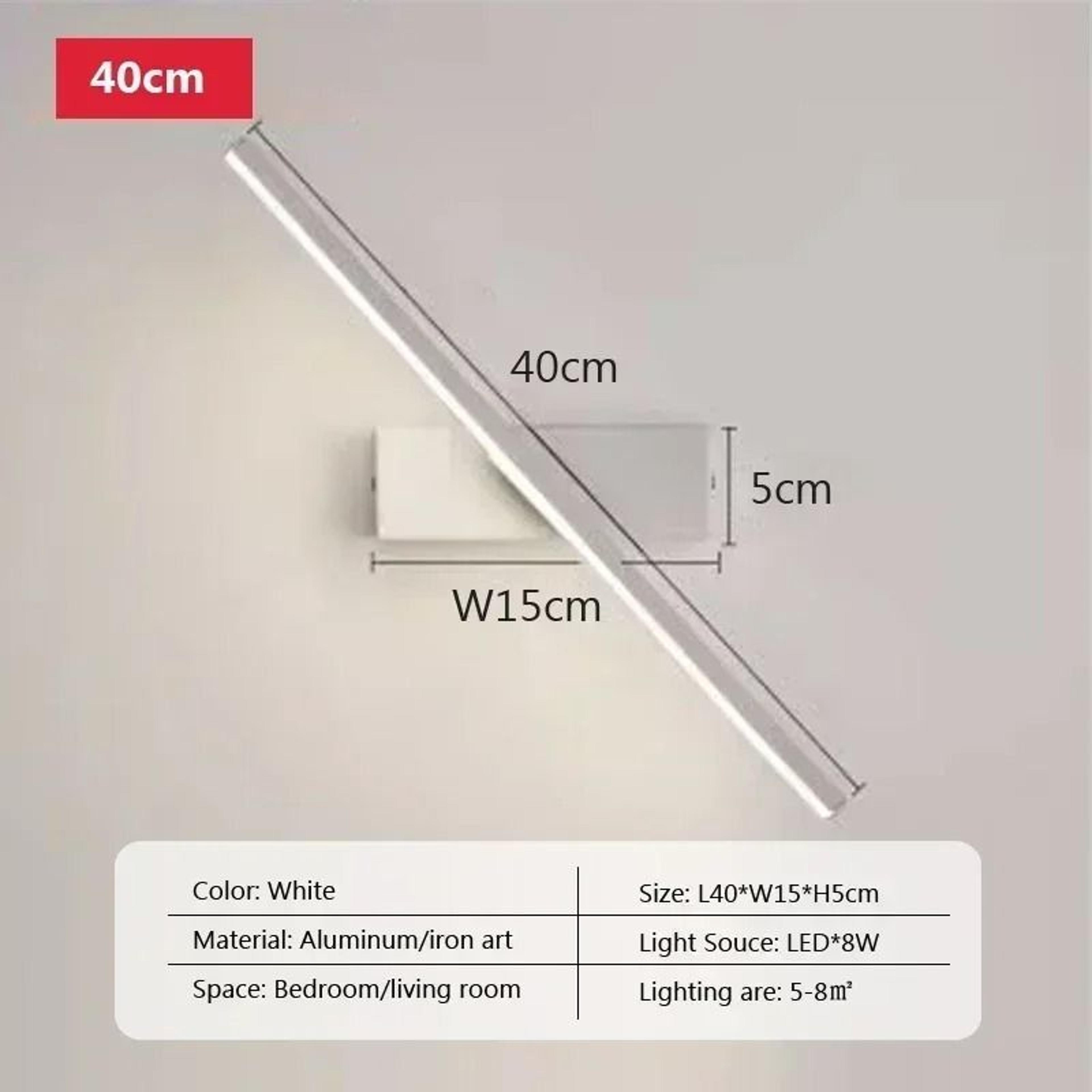 Modern Rotatable LED Wall Sconce 360 Adjustable Light For Bedroom Bedside Bathroom Mirror  Reading  11