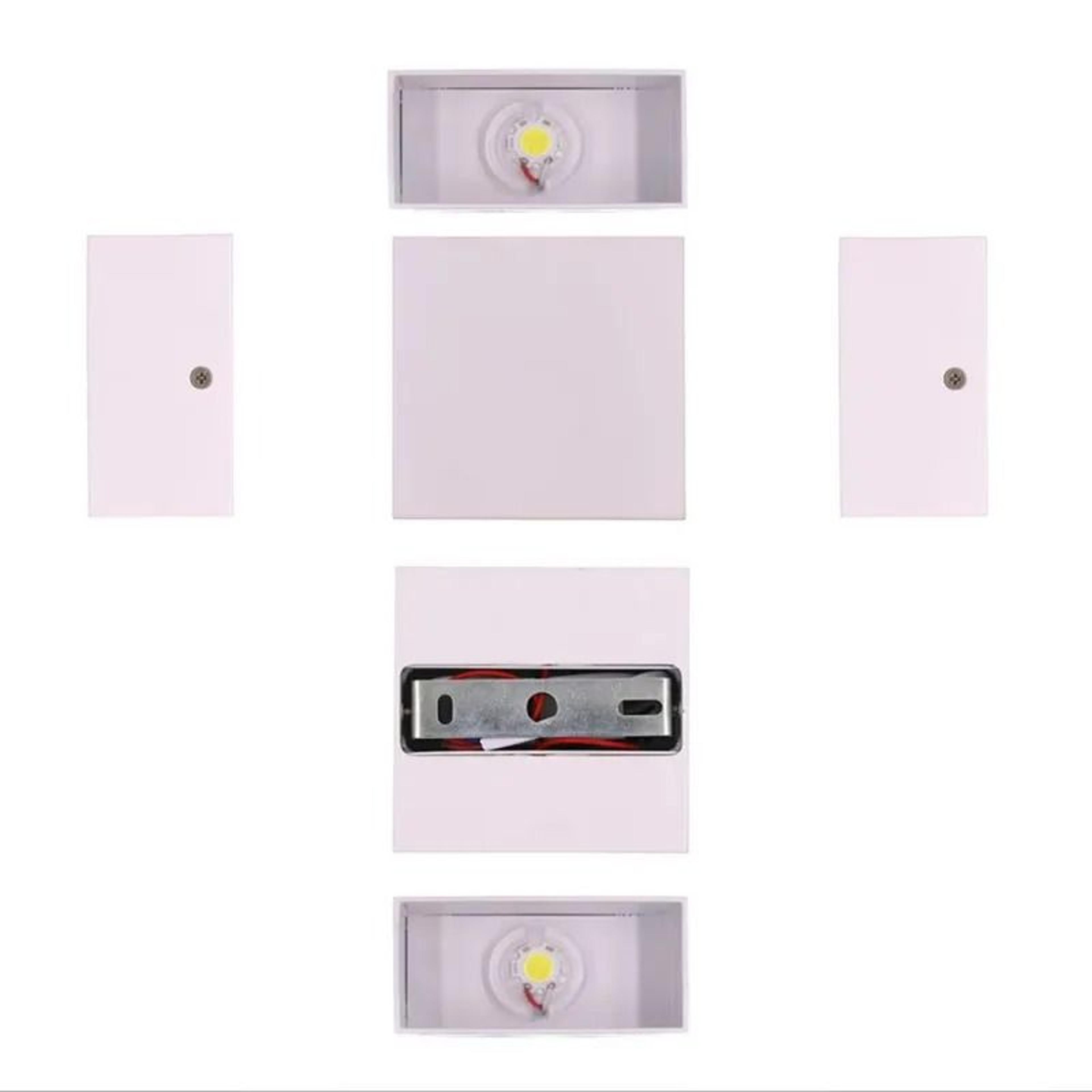 6W Up And Down LED Aluminum Interior Wall Lamp Modern DualDirectional Sconce For Bedroom Living Roo 5