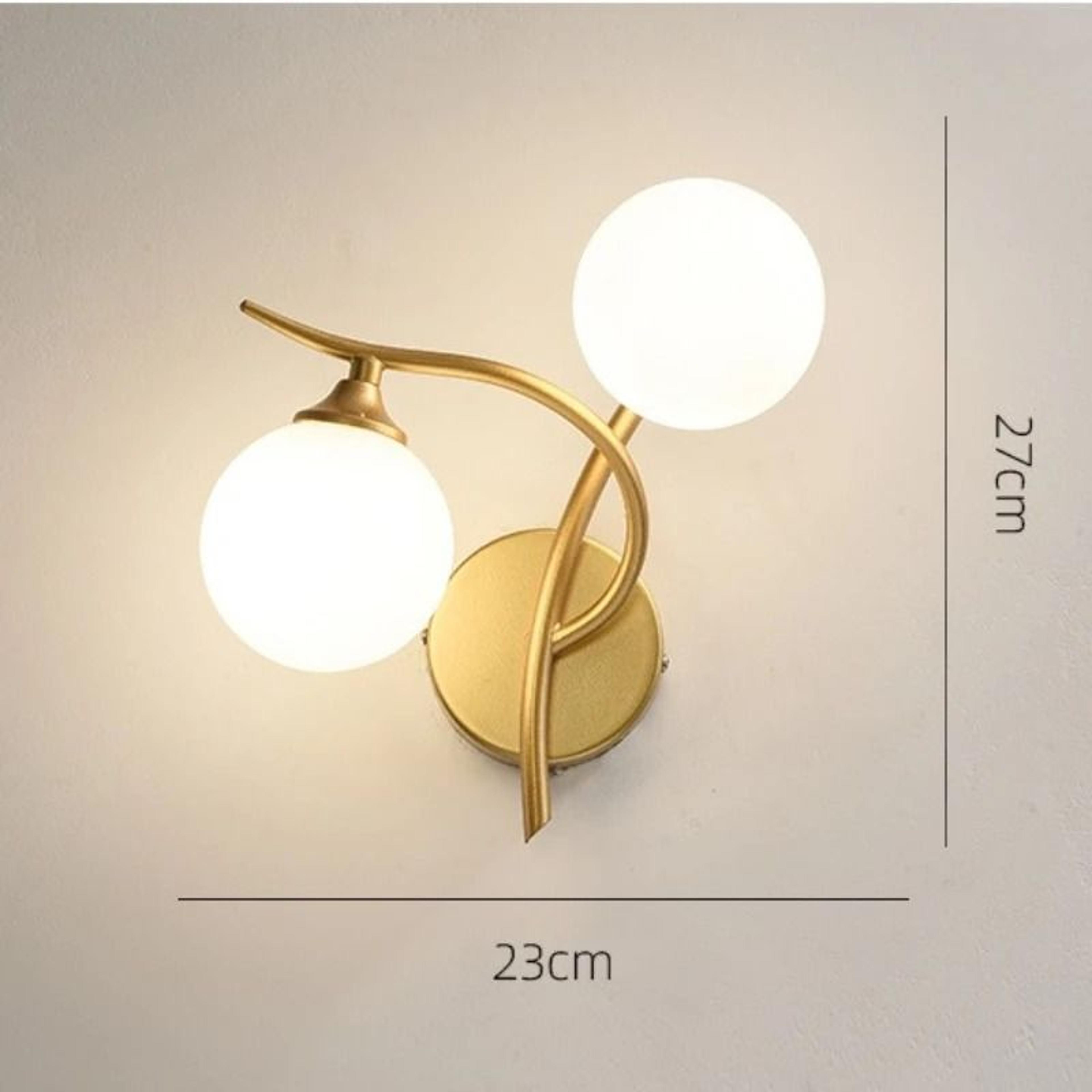 Modern Nordic Iron Wall Lamp With Glass Ball Shade Decorative Indoor Sconce For Bedroom Bedside Stu 8
