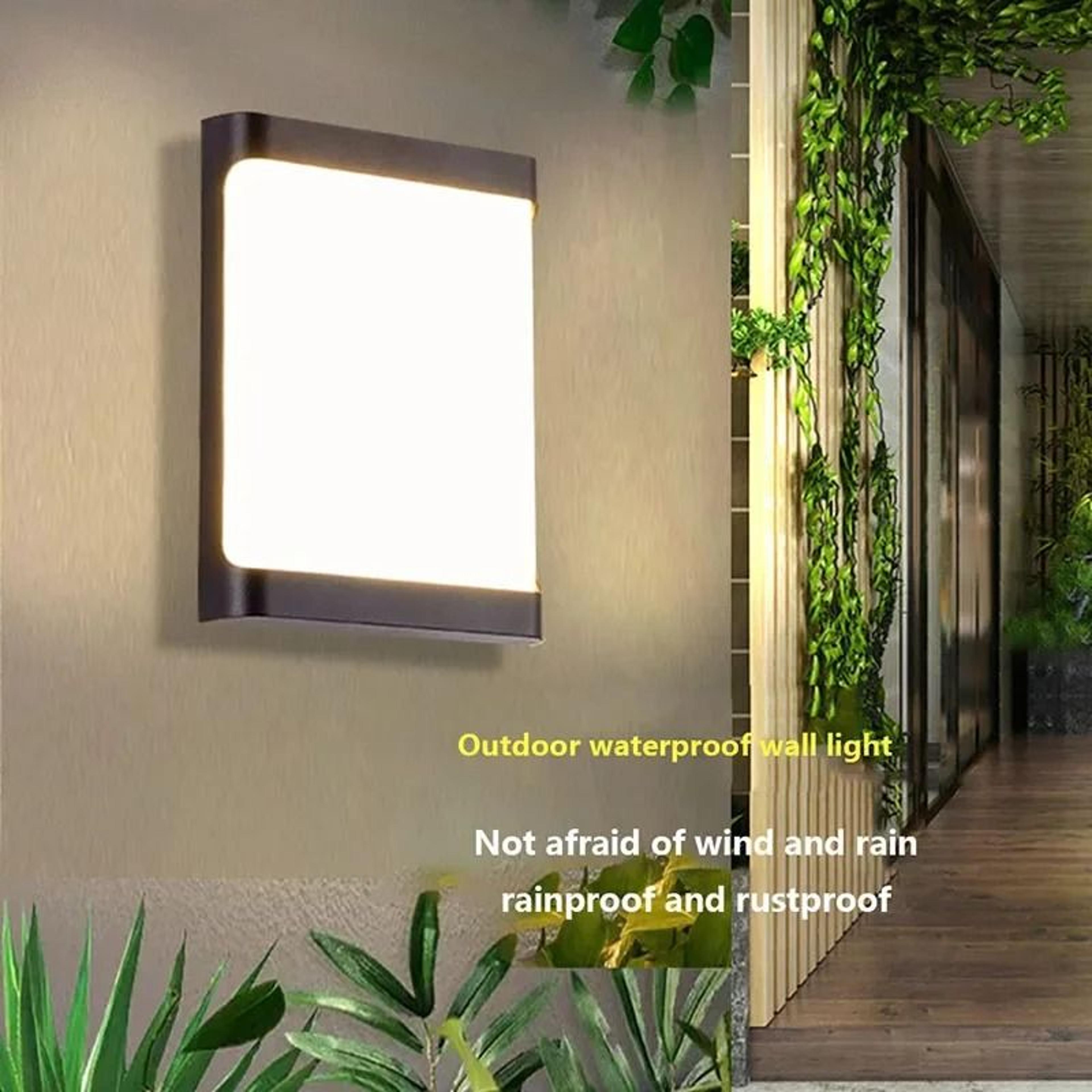 Modern Outdoor IP65 Waterproof LED Wall Lamp Exterior Sconce Fixture For Garden Balcony Entryway  A 1