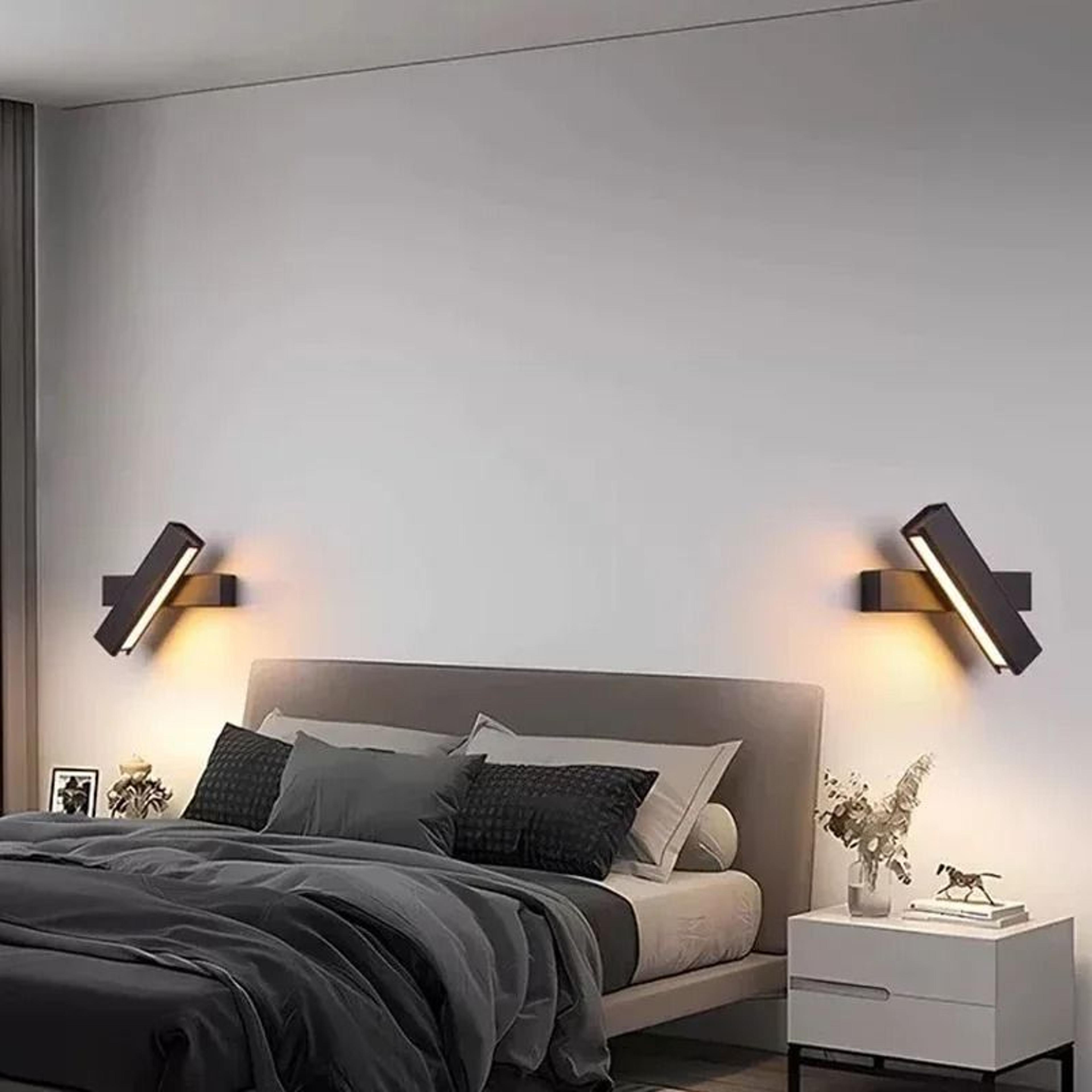 Modern 350 Rotatable LED Wall Sconce Adjustable Swivel Lamp For Bedroom Corridor  Living Room 1