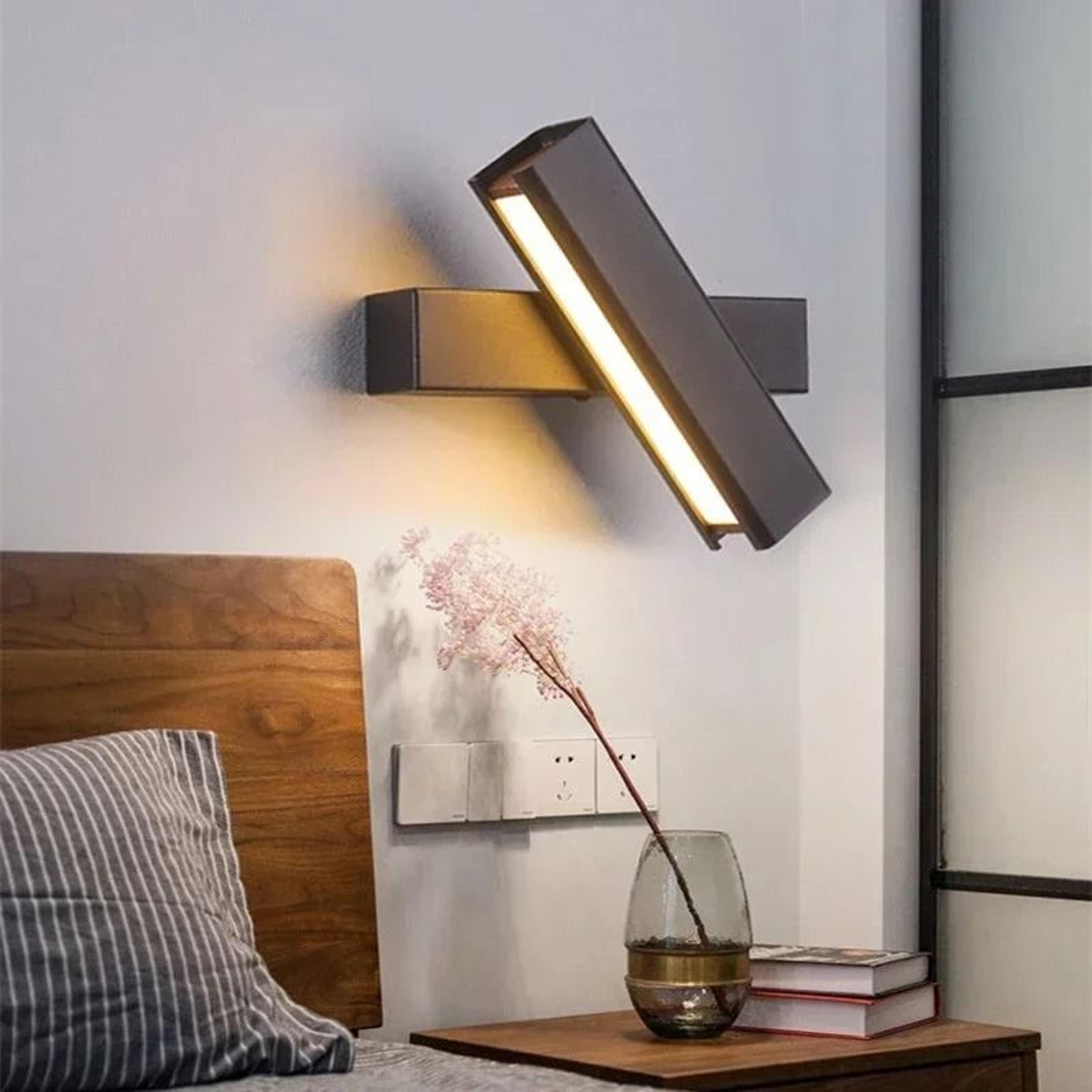 Modern 350 Rotatable LED Wall Sconce Adjustable Swivel Lamp For Bedroom Corridor  Living Room 4