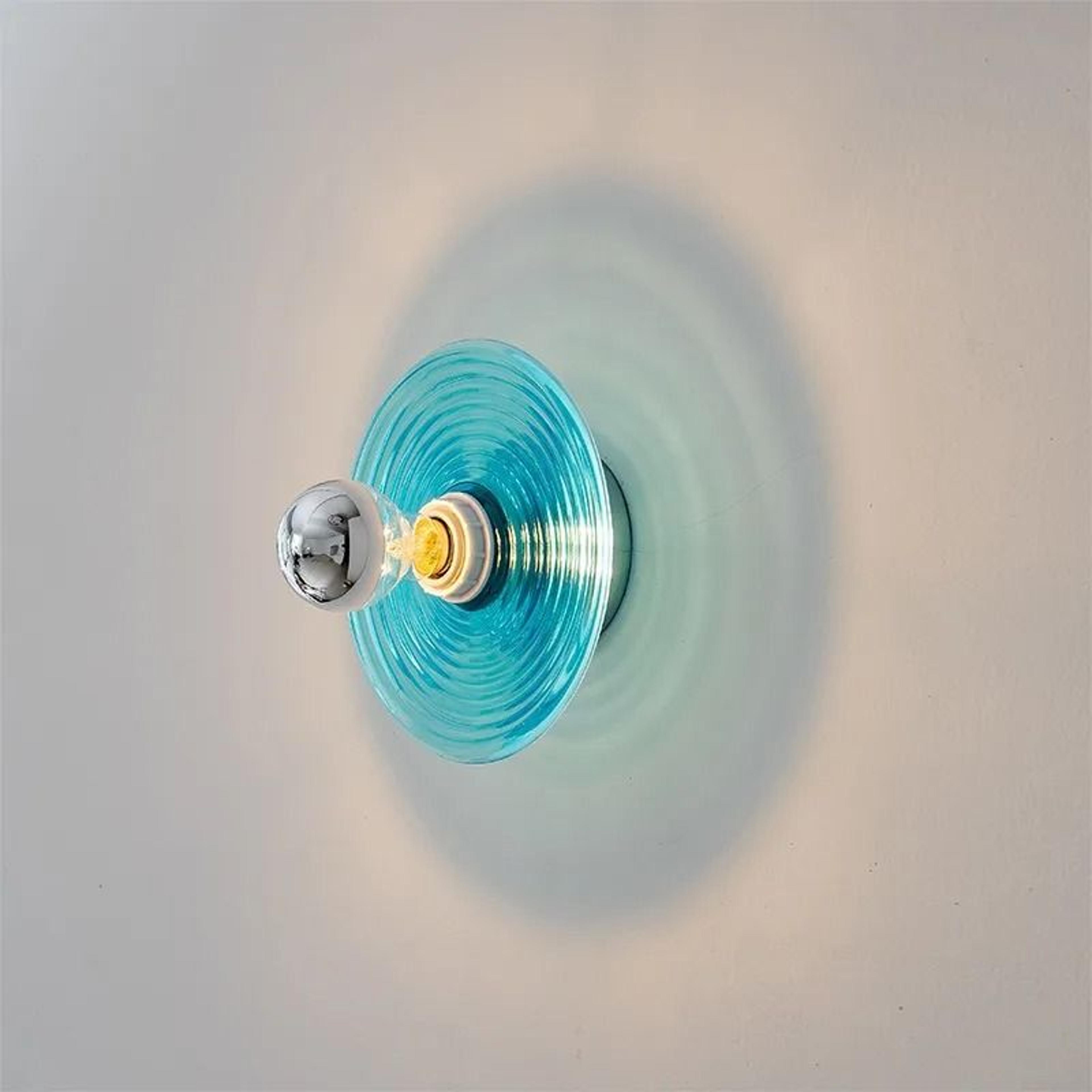 Nordic LED Water Ripple Glass Wall Lamp Ambient Backdrop Sconce For Bedroom Living Room  Study 7