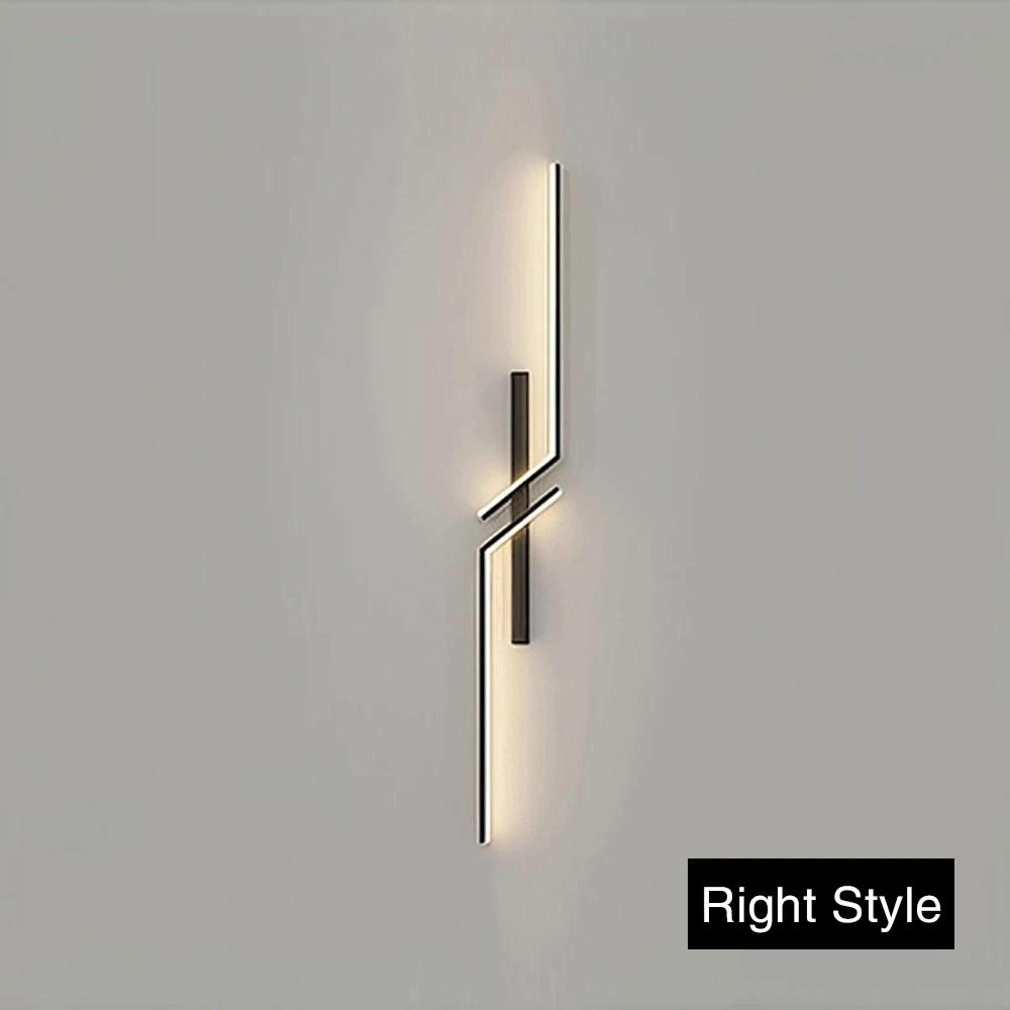 Modern Minimalist 3Color LED Wall Sconce Indoor Background Lamp For Bedroom Bedside  Living Room TV 7