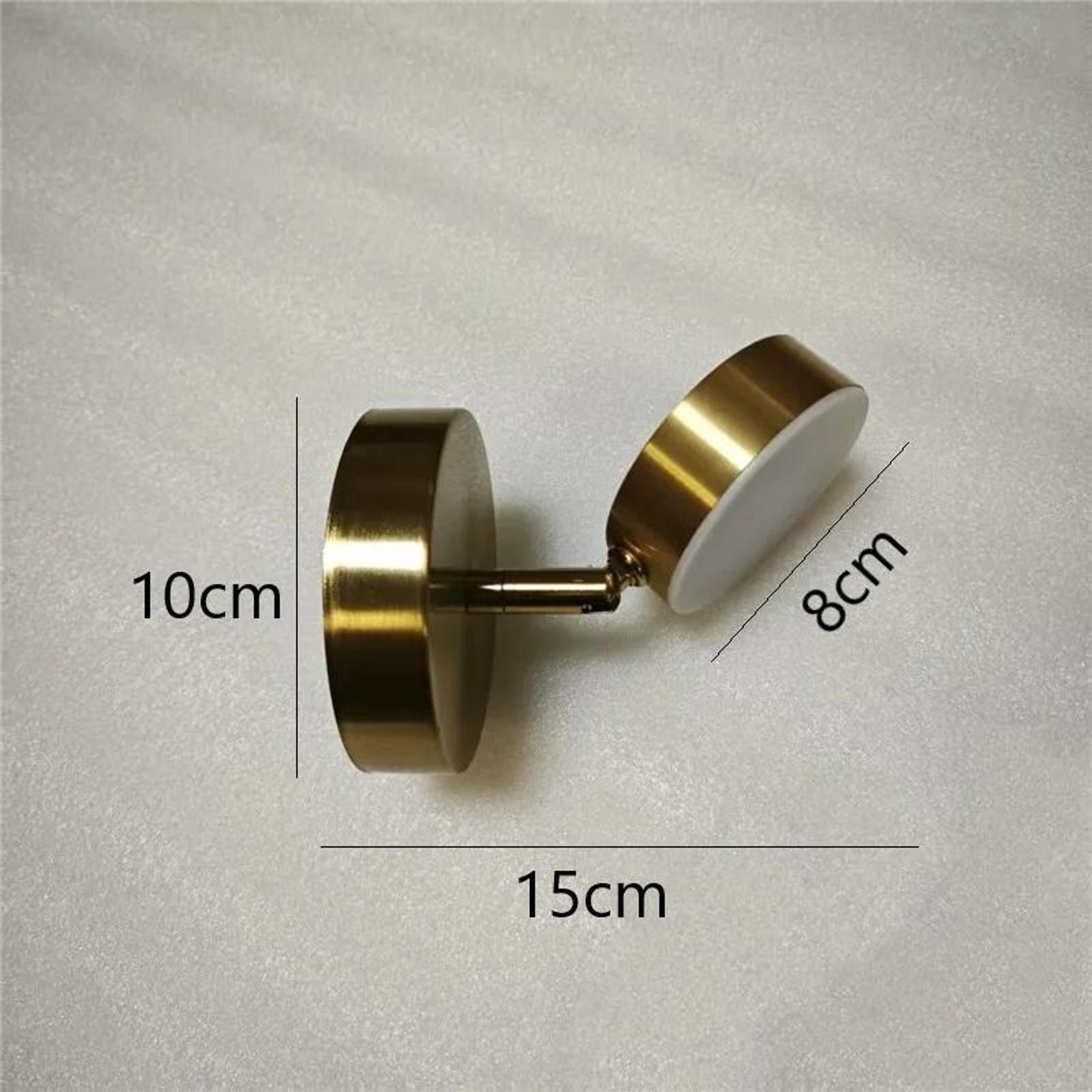 Nordic Simple Adjustable Metal LED Wall Lamp Rotatable Sconce In Gold  Black For Bedroom  Study 9