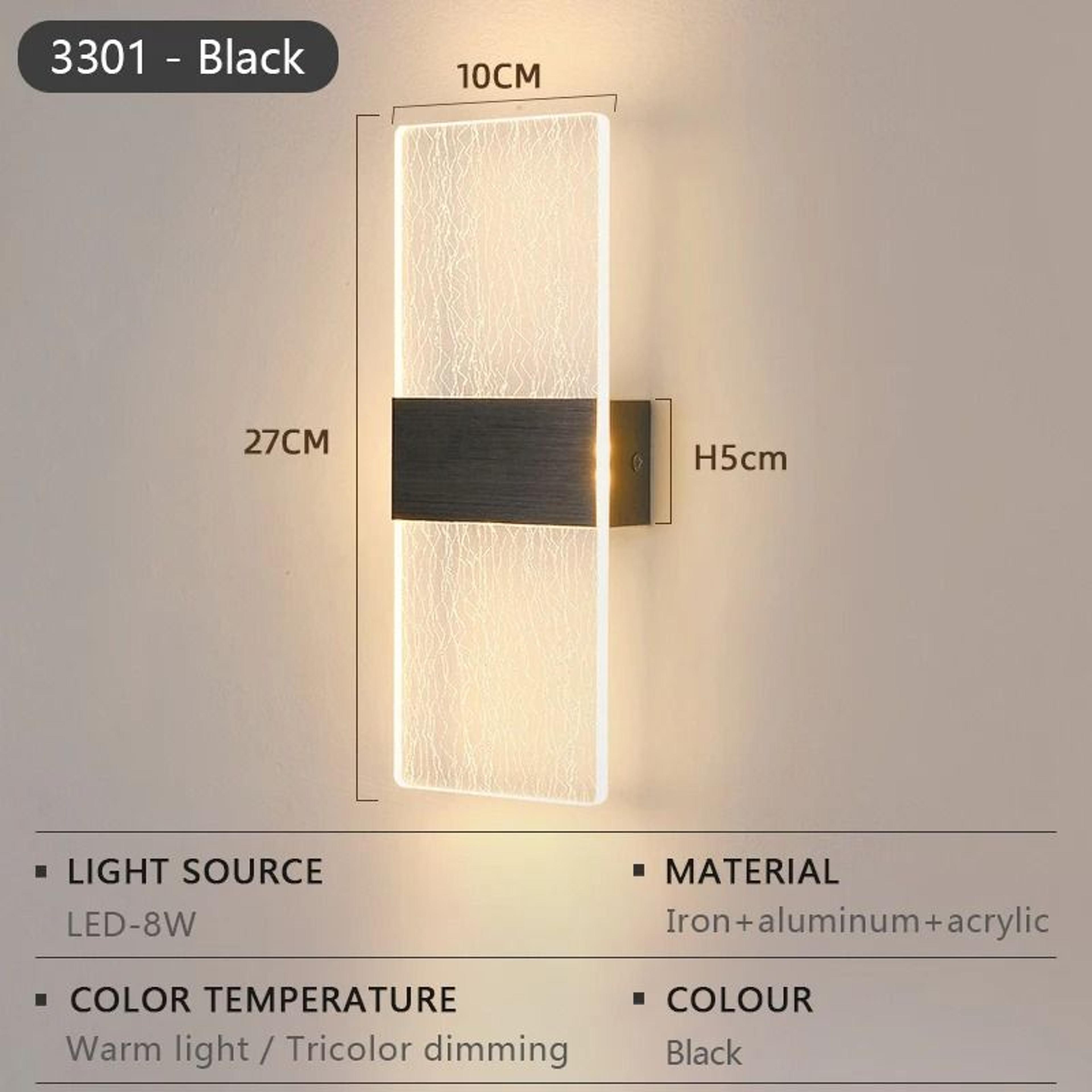 Modern LED Indoor Wall Light AC85265V Decorative Sconce For Bedroom Living Room Balcony  Corridor 9