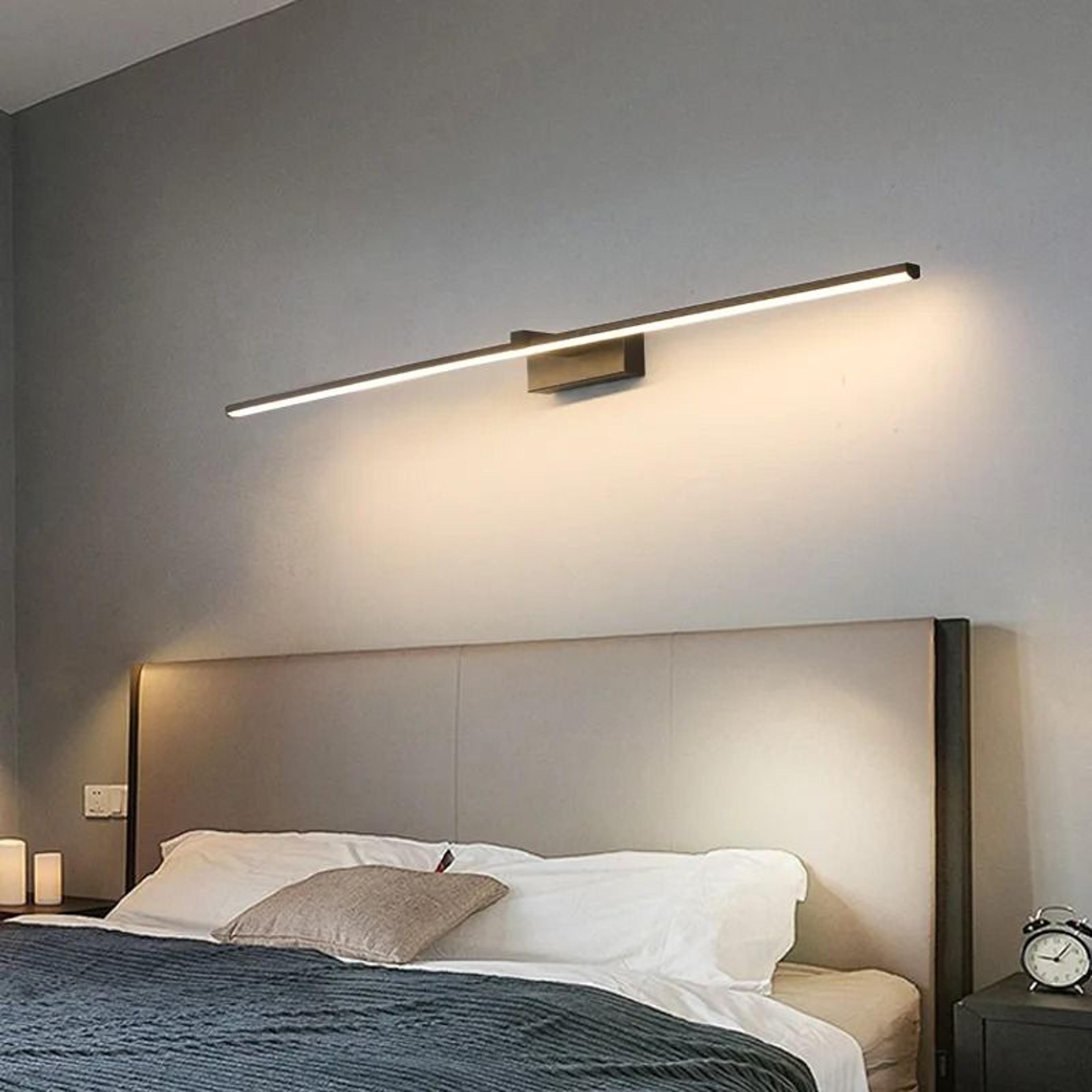 Modern Waterproof LED Indoor Wall Light Creative Vanity Mirror  Bedside Sconce For Bathroom Bedroom 4