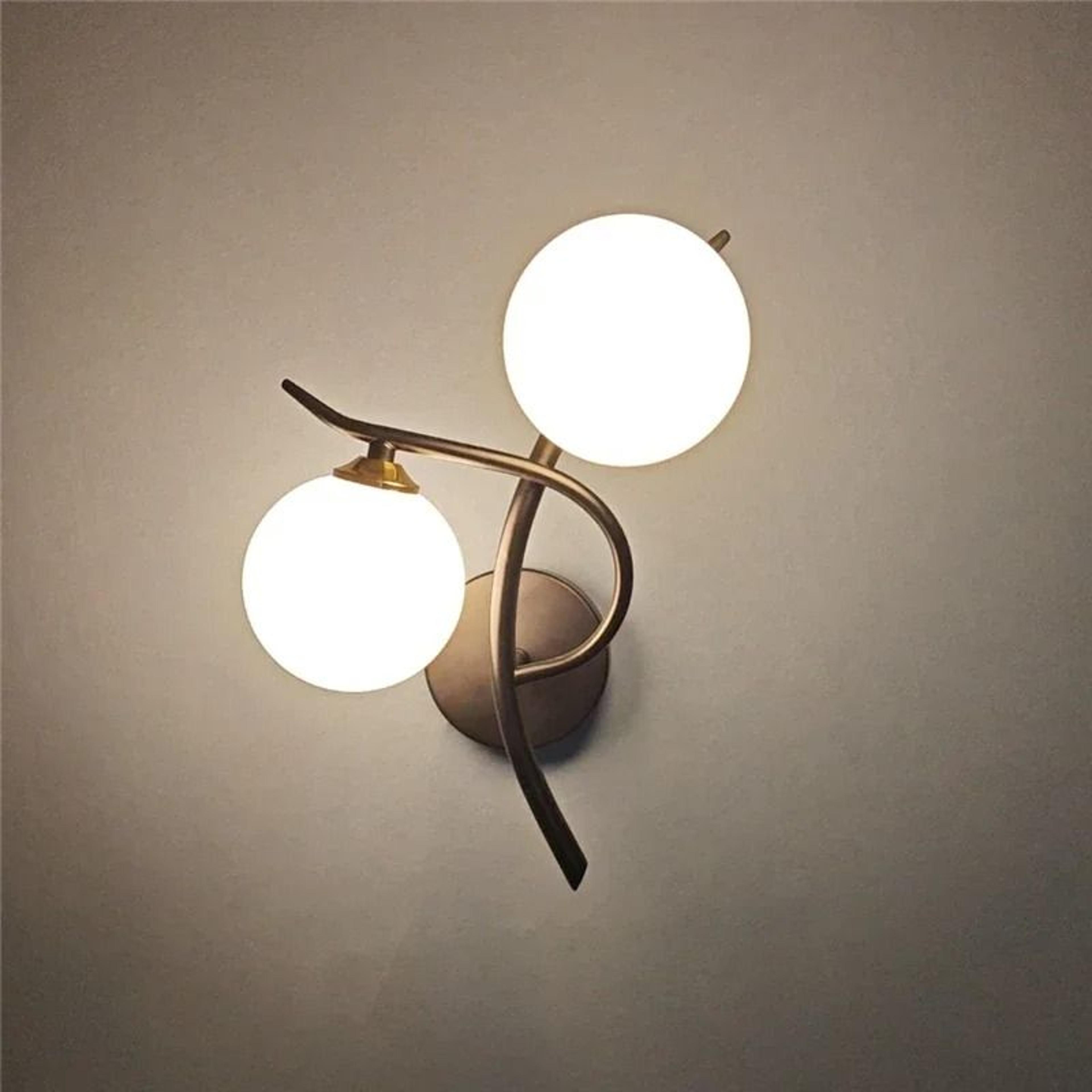 Nordic Modern Iron LED Wall Lamp Glass Ball Indoor Wall Sconce With G9 Base For Bedroom Learning  C 4