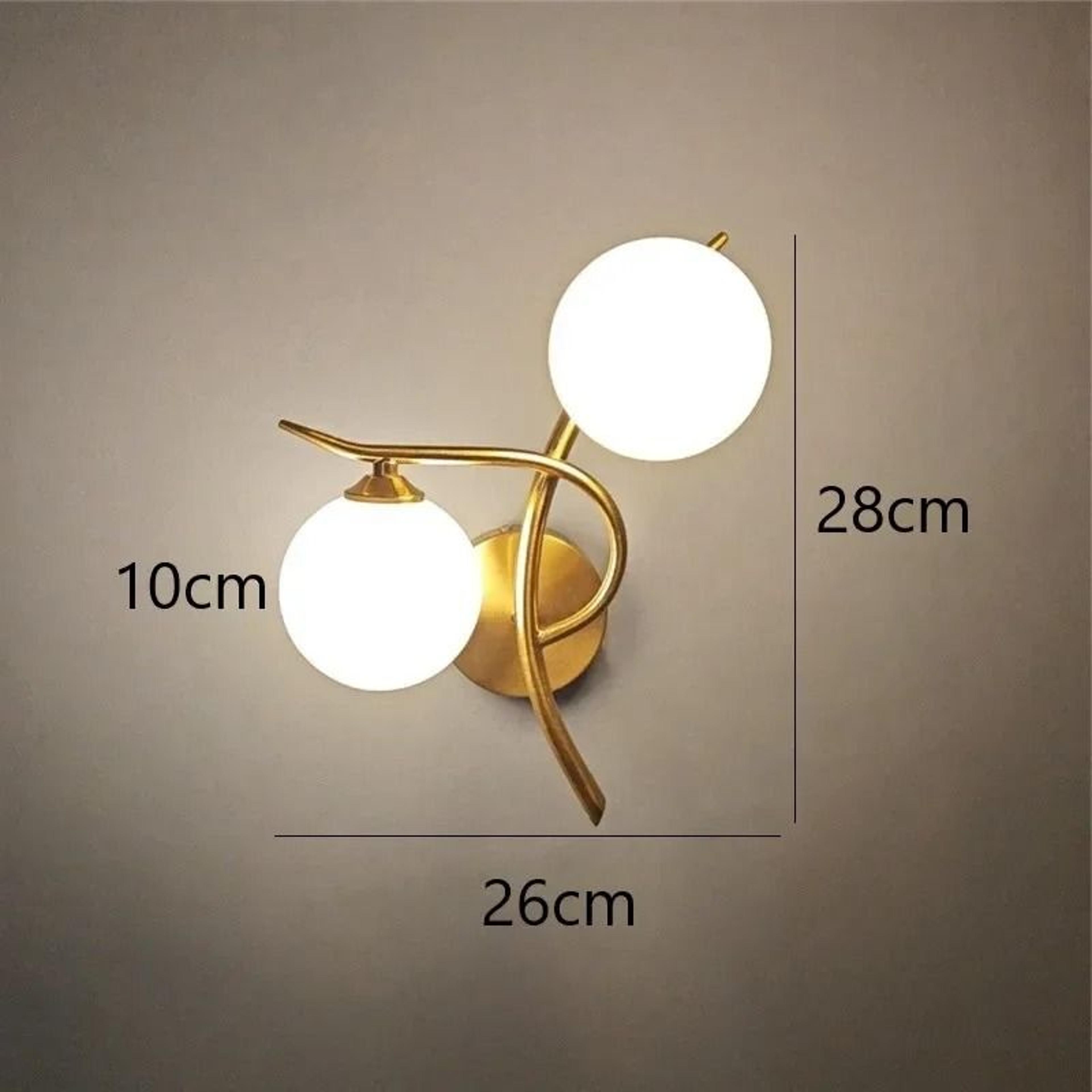 Nordic Modern Iron LED Wall Lamp Glass Ball Indoor Wall Sconce With G9 Base For Bedroom Learning  C 8