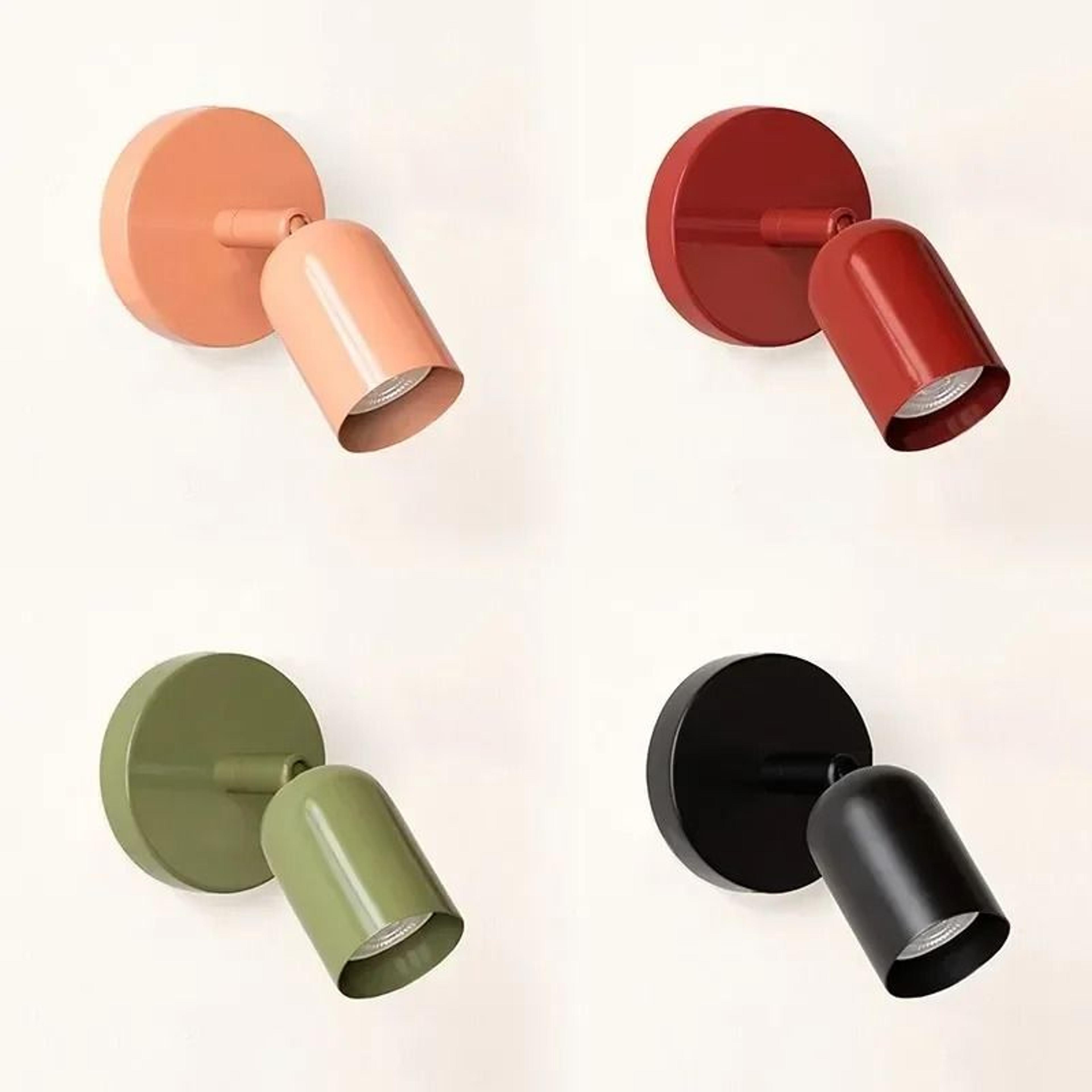 Nordic Minimalist Macaron E27 LED Wall Lamp Single Head Decorative Sconce For Bedroom Dining Room   4