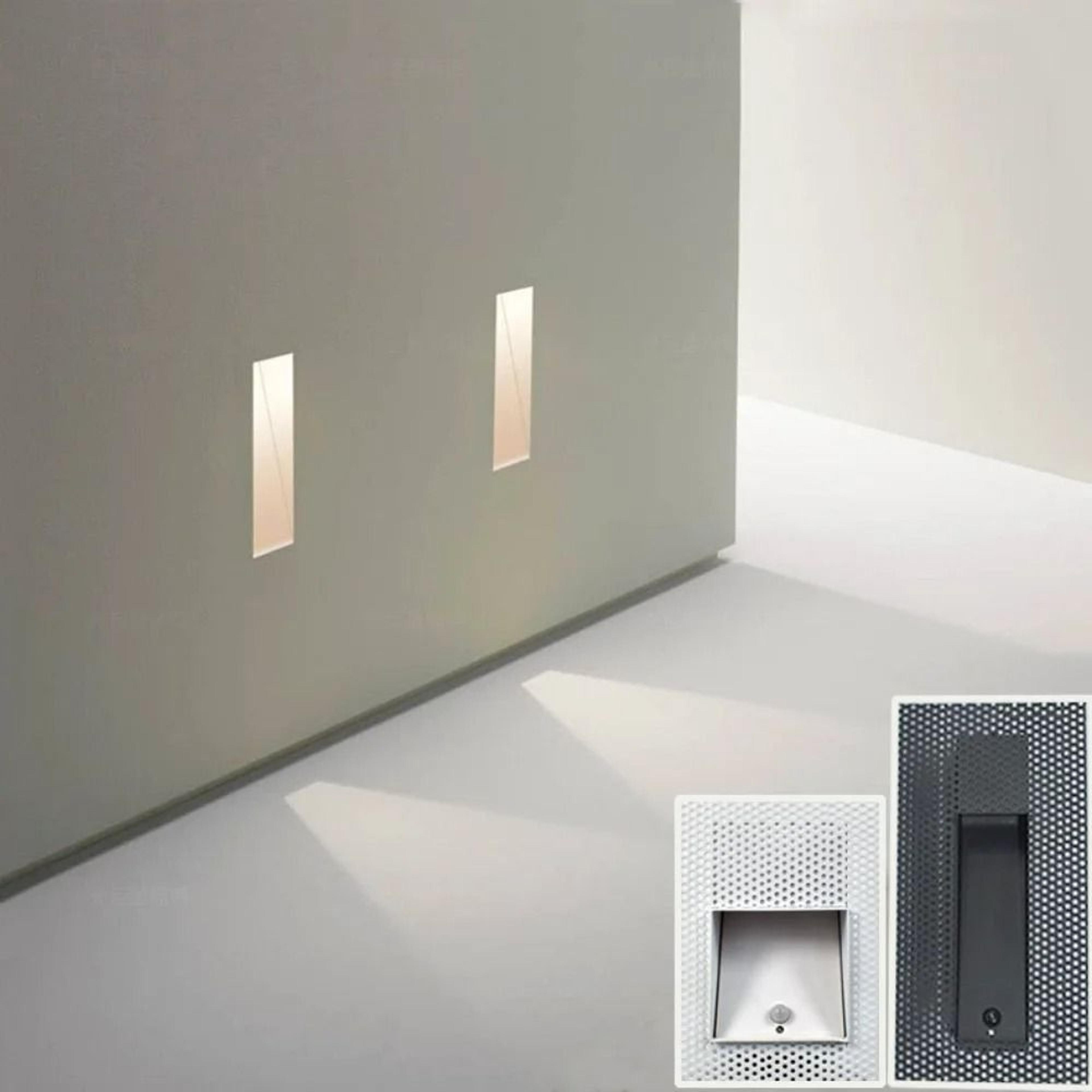 embedded pir motion sensor led step light for staircase & corridor