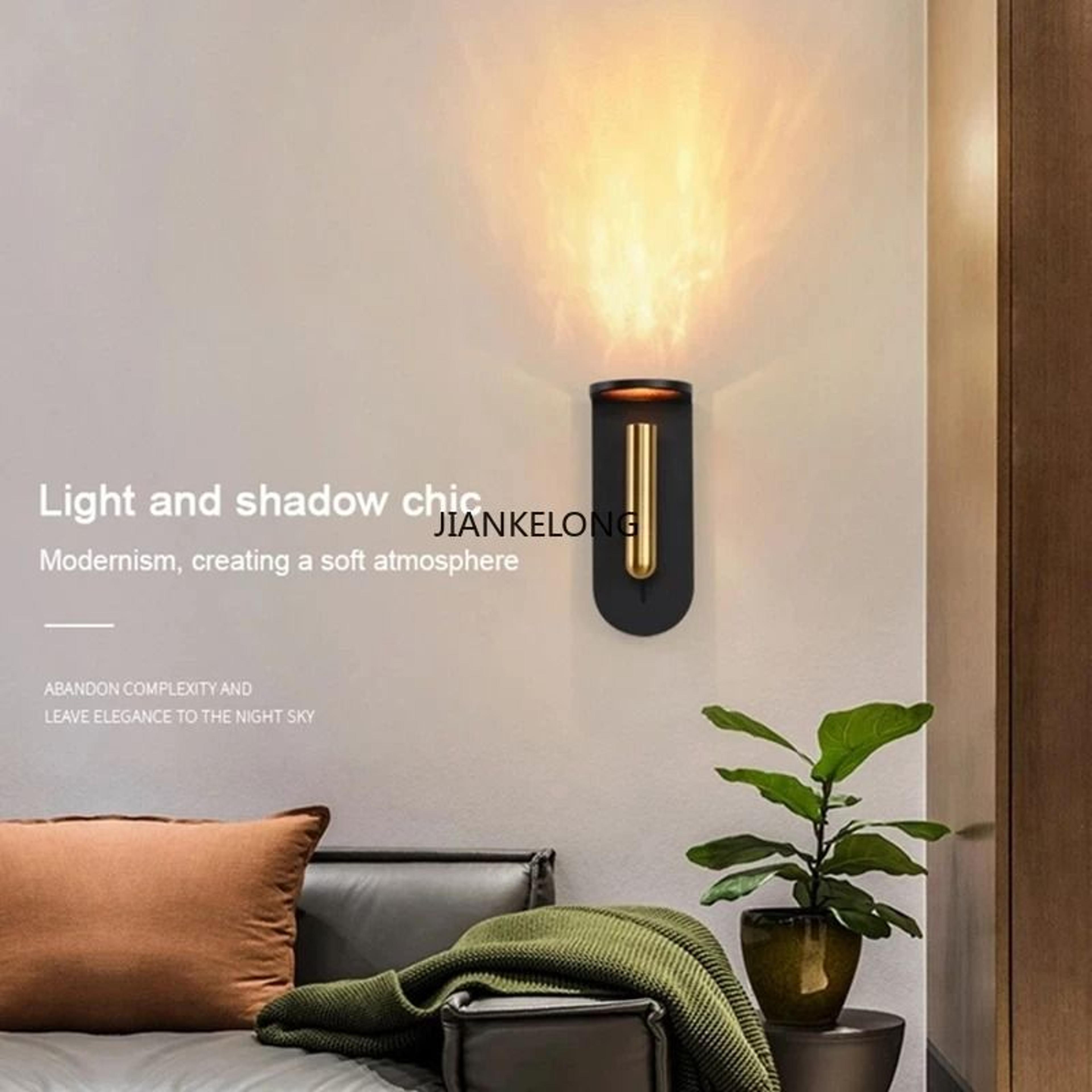 Nordic Flame Effect LED Wall Lamp Sconce Warm White 27003500K 1