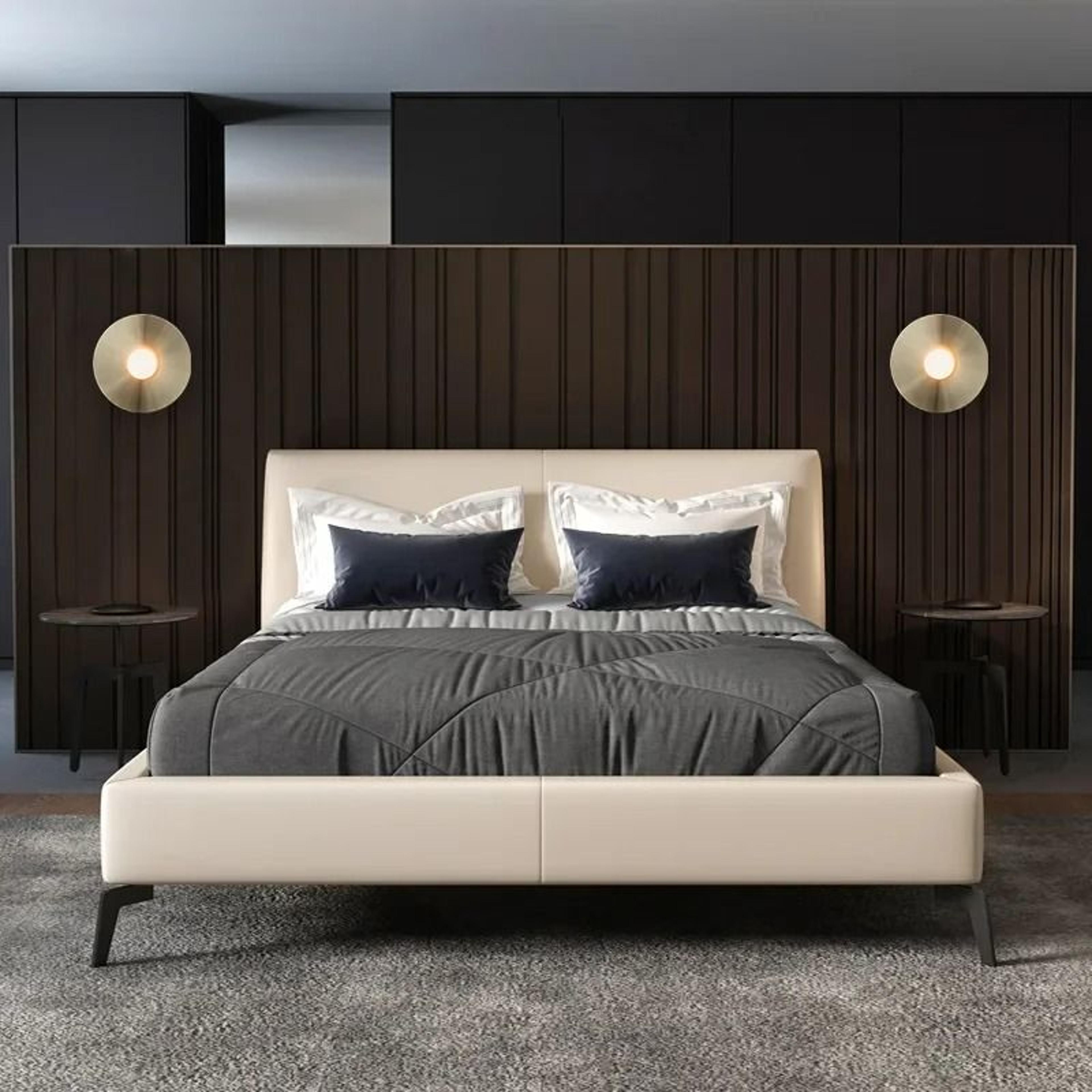 Post Modern Artistic Round LED Wall Lamp Sconce For Bedroom  Living Room 2