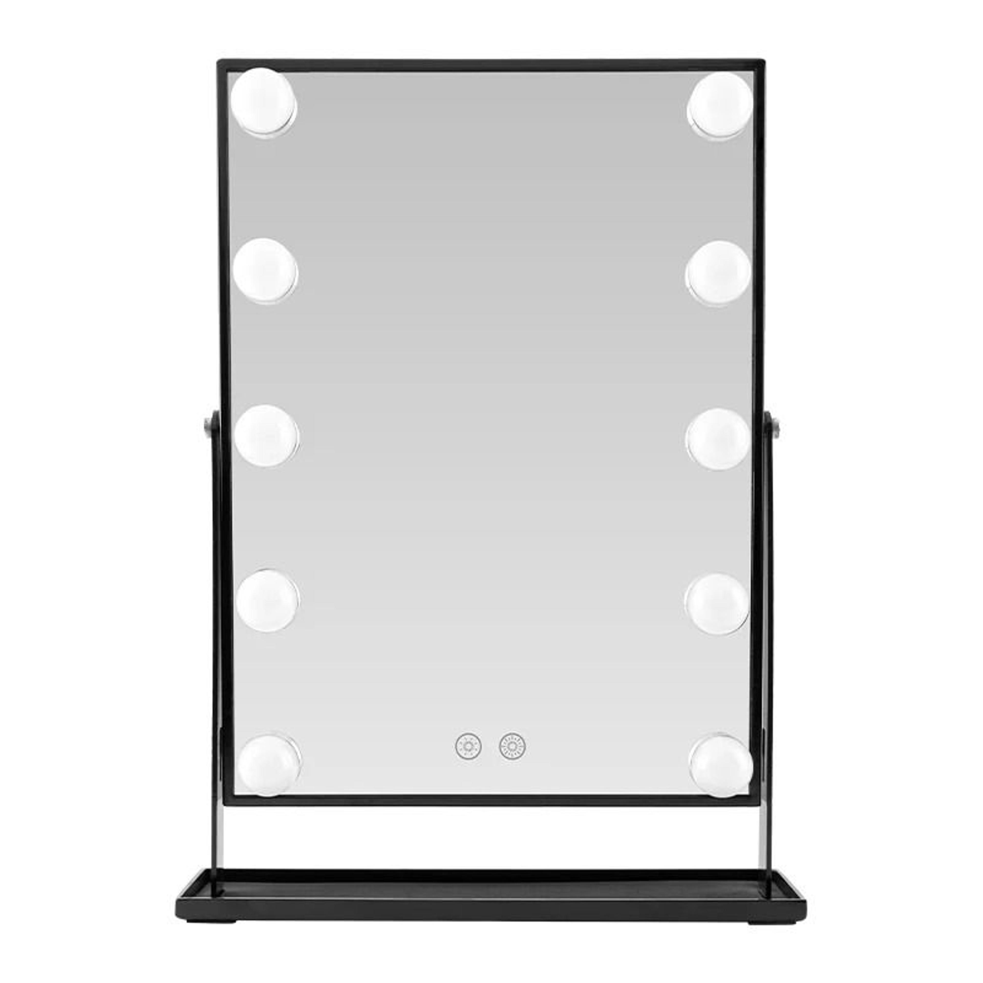 Dimmable WallMounted LED Vanity Mirror With Surround Bulbs For Bathroom  Bedroom 6