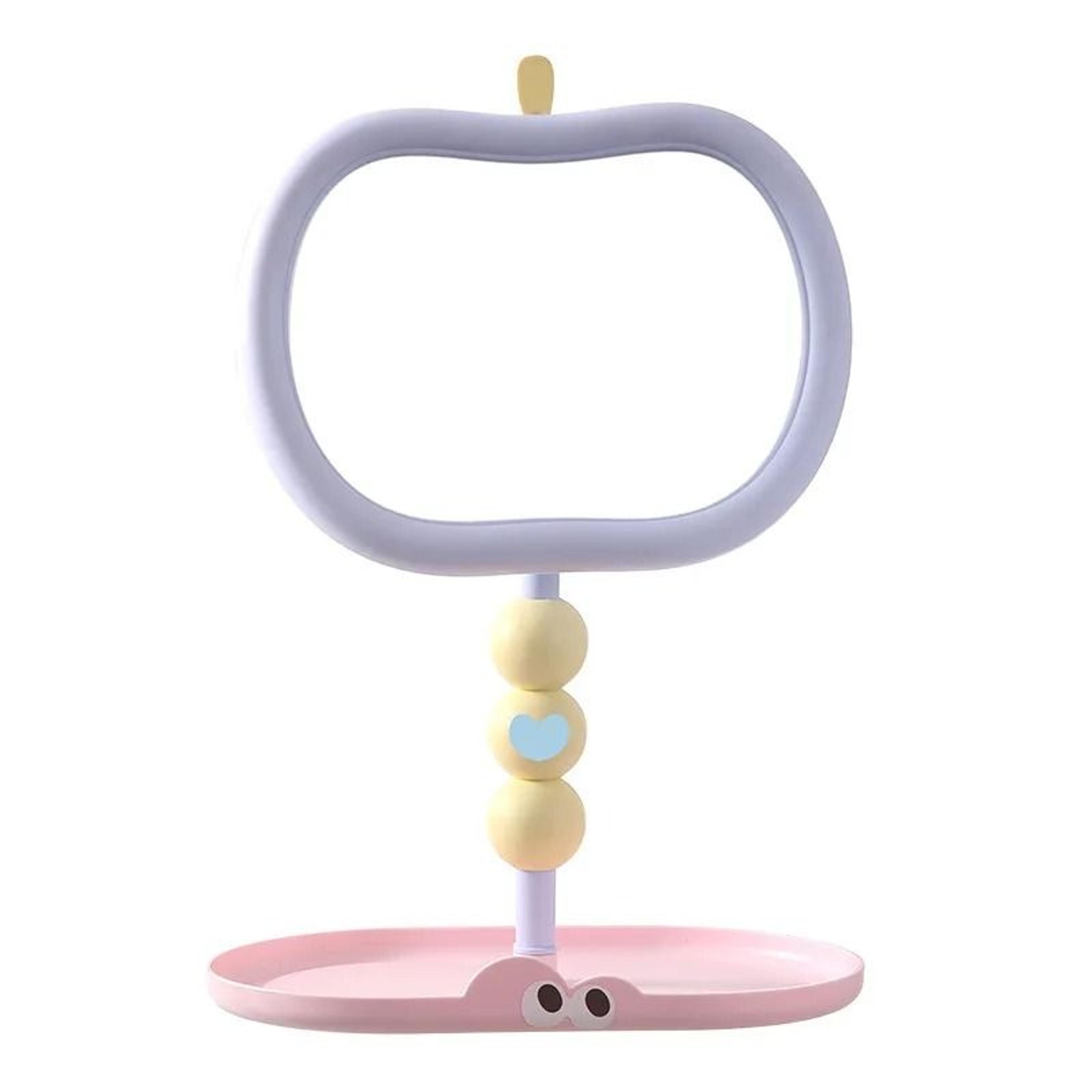 Large Rotating AppleShaped Desktop Makeup Mirror For Bedroom  Dorm Vanity 7