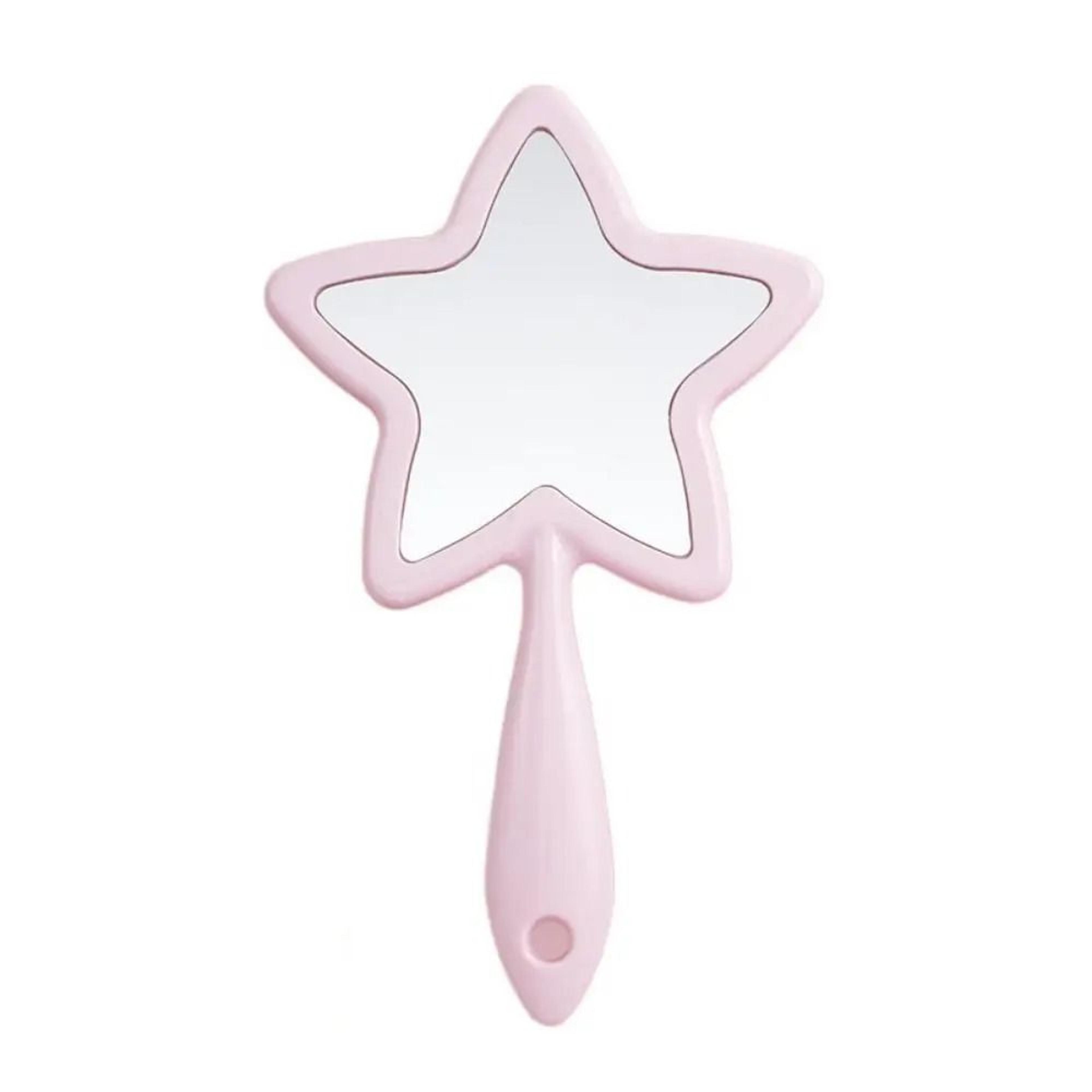Creative Pentagram Handheld Makeup Mirror With Hanging Hole 9