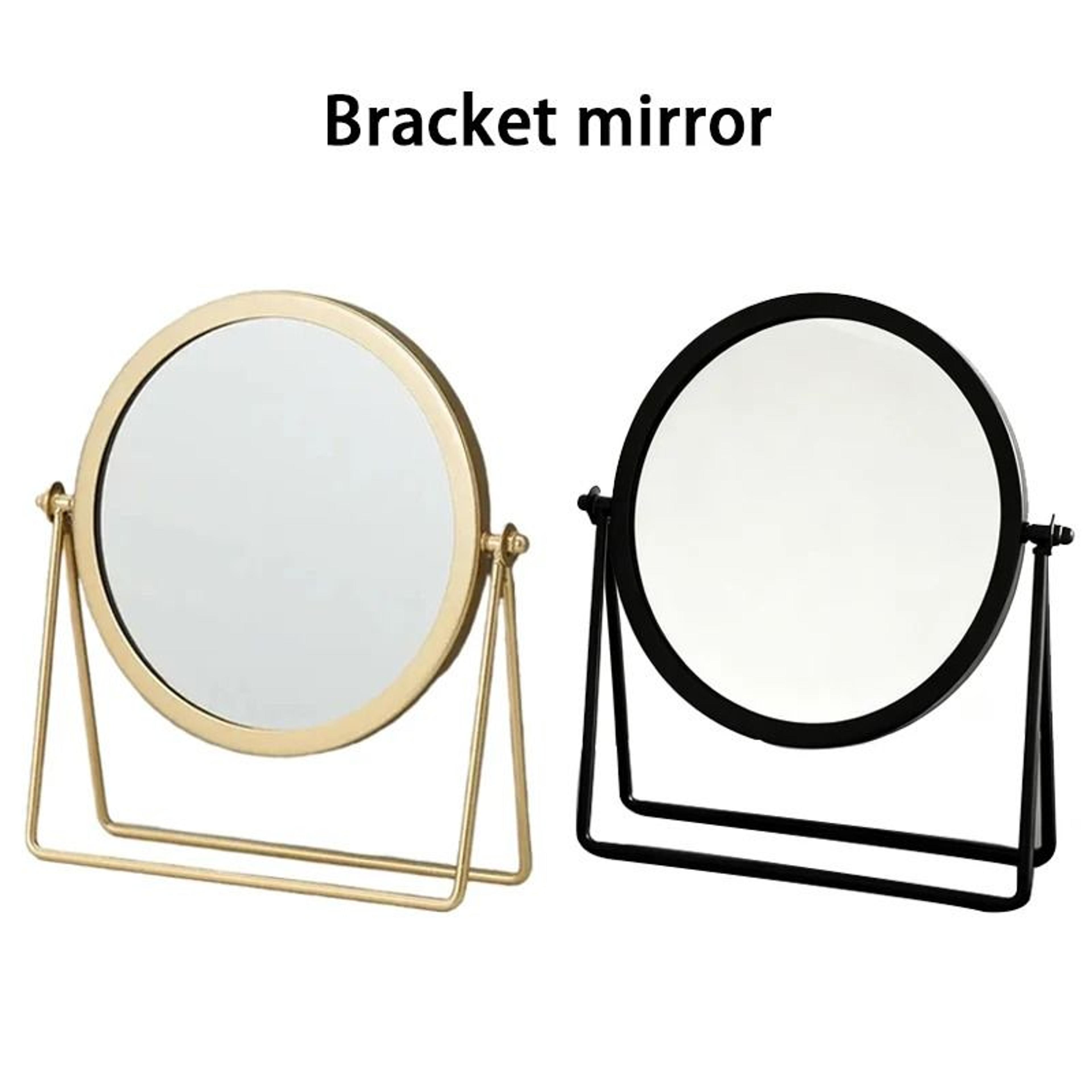 Minimalist Wrought Iron Rotatable Desktop Vanity Mirror 6