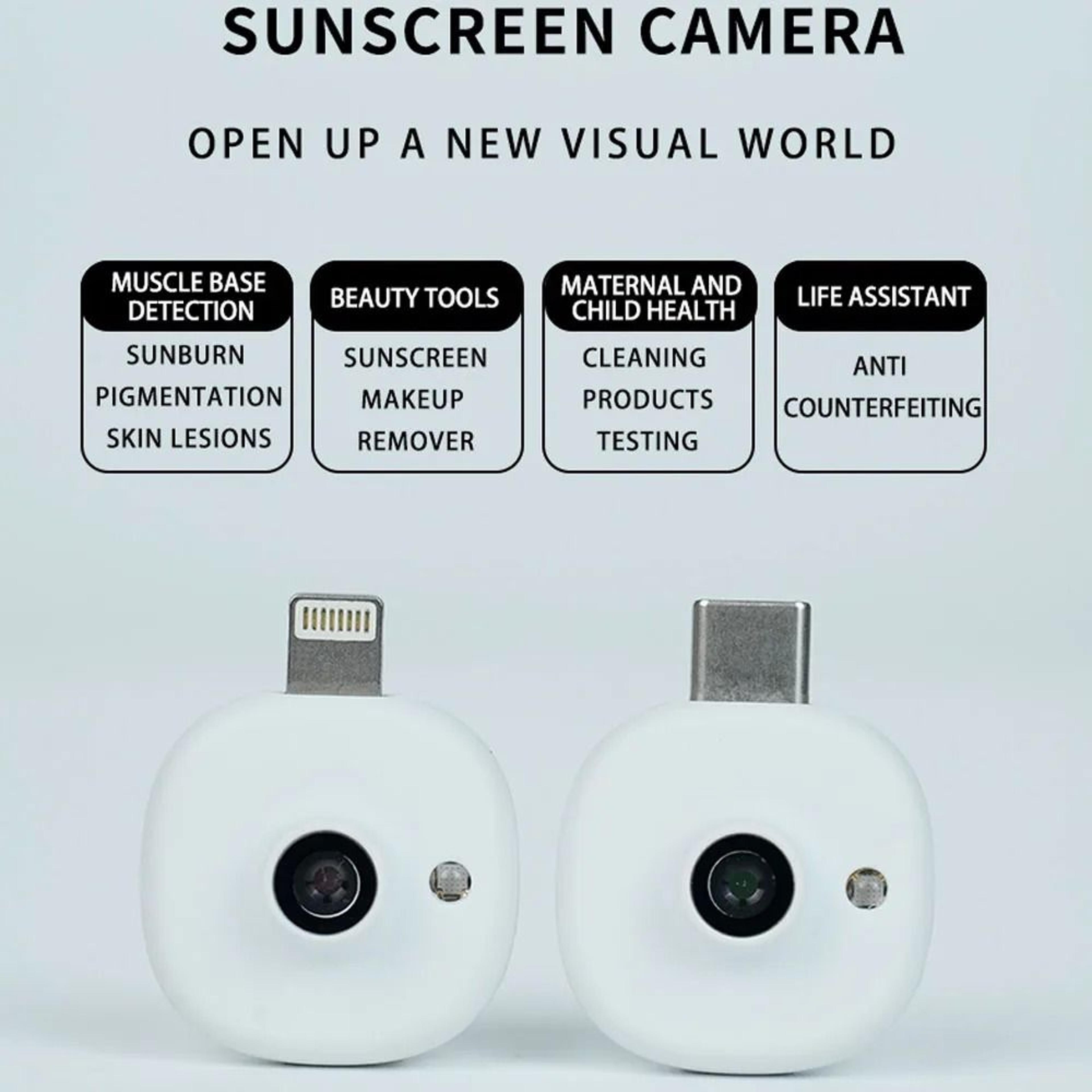 Smart Phone Mini UV Camera Plugin For IPhone  Android Sunscreen Tester 1
