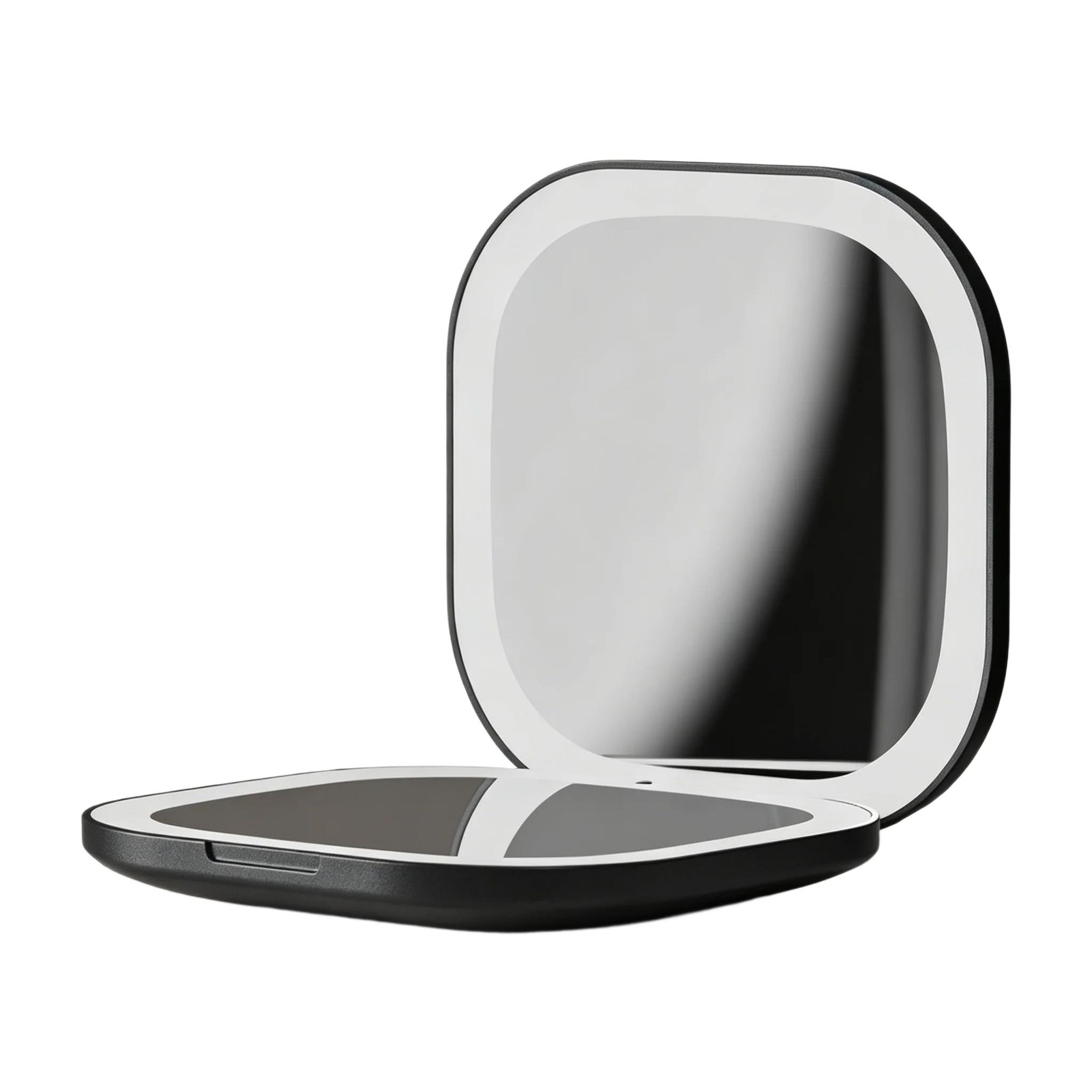Portable LED Travel Makeup Mirror With 1X5X Magnification  Rechargeable Fill Light 6