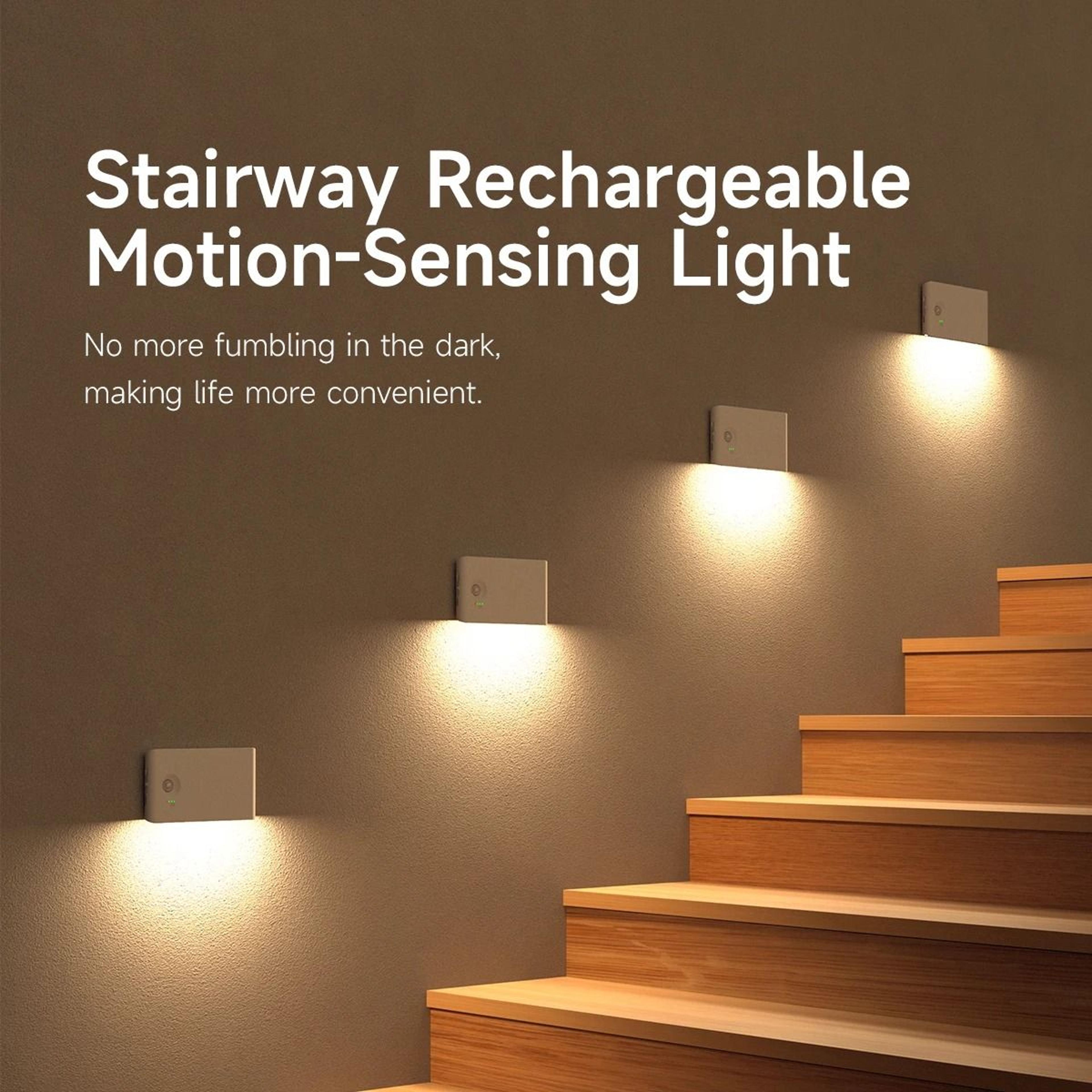 Rechargeable LED Motion Sensor Night Light With Dimmable Ambient Glow  Magnetic Mount 1