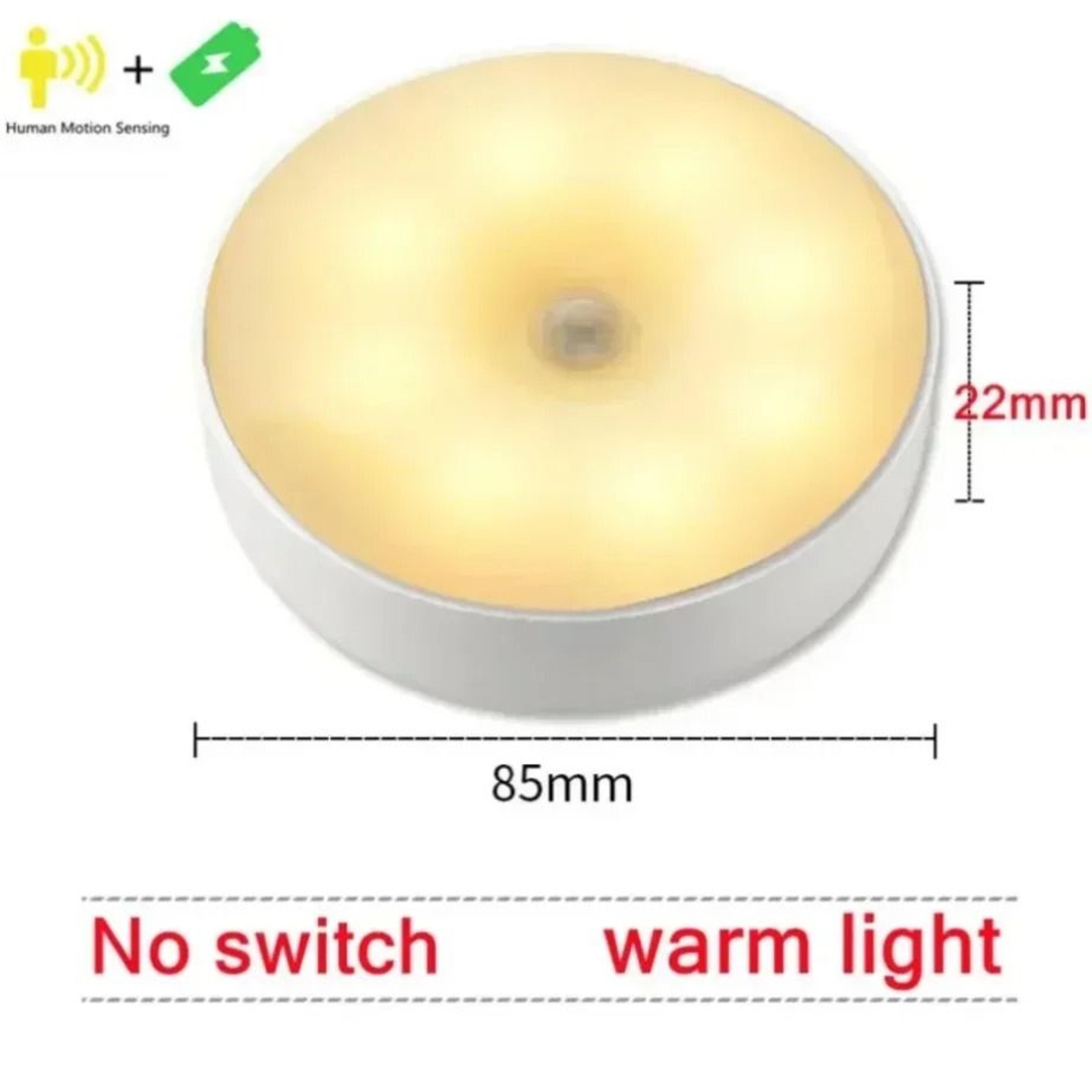 PlugIn LED Motion Sensor Night Light With Adjustable Brightness  Dual Color Temperature 5