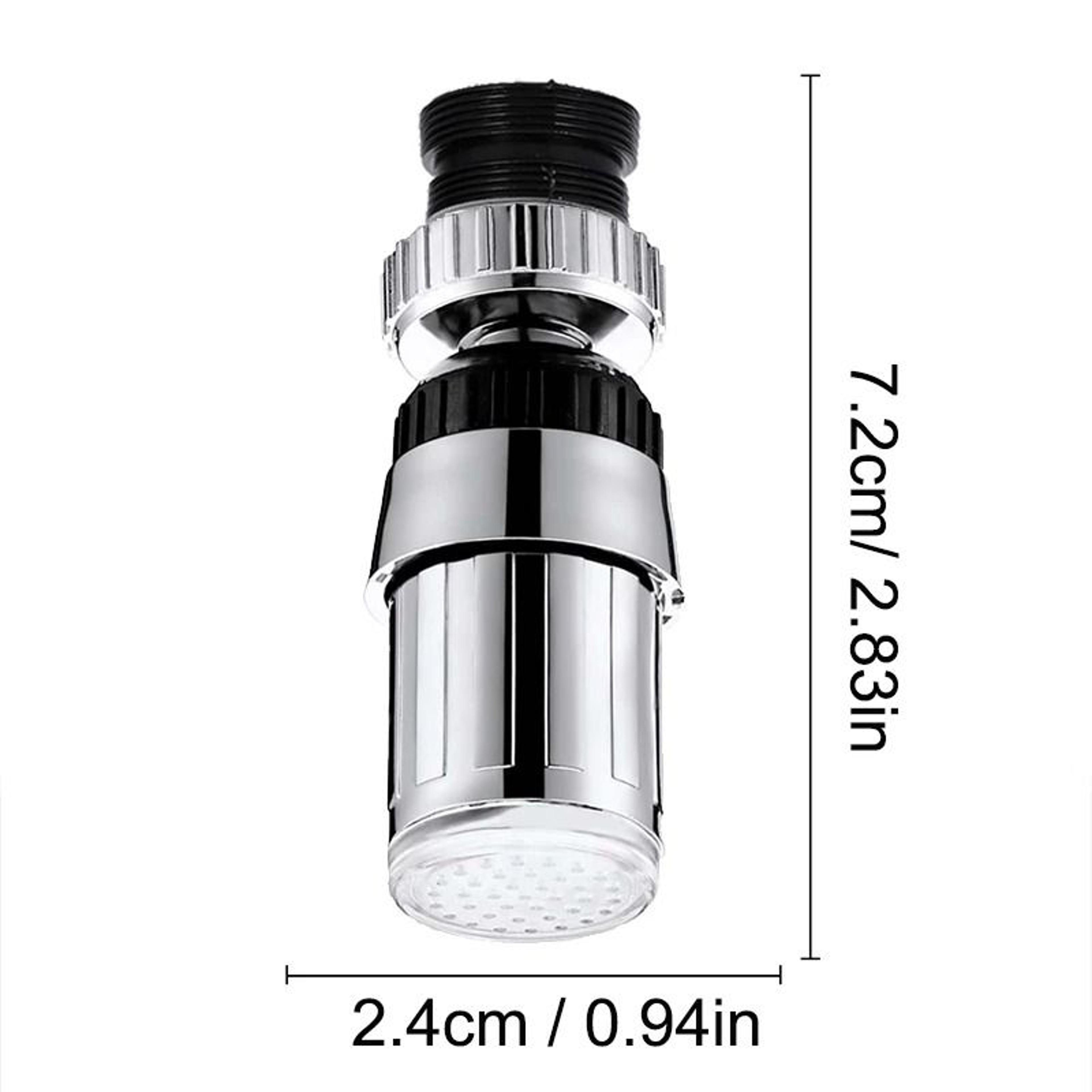 360 Rotatable TemperatureSensitive LED Faucet Light  Aerator Nozzle 1