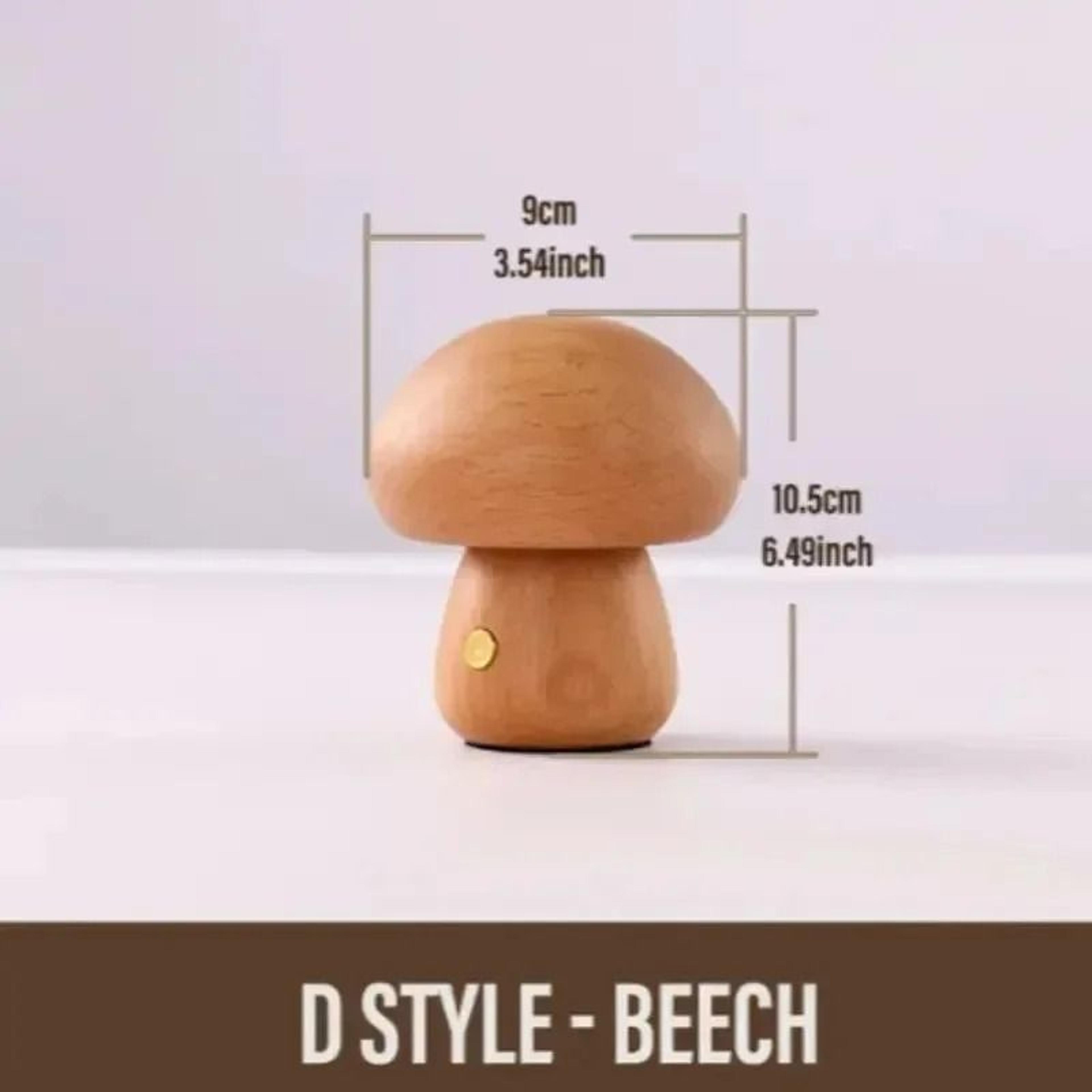 Cute Rechargeable Mushroom Touch LED Table Lamp  Portable Dimmable Night Light 7