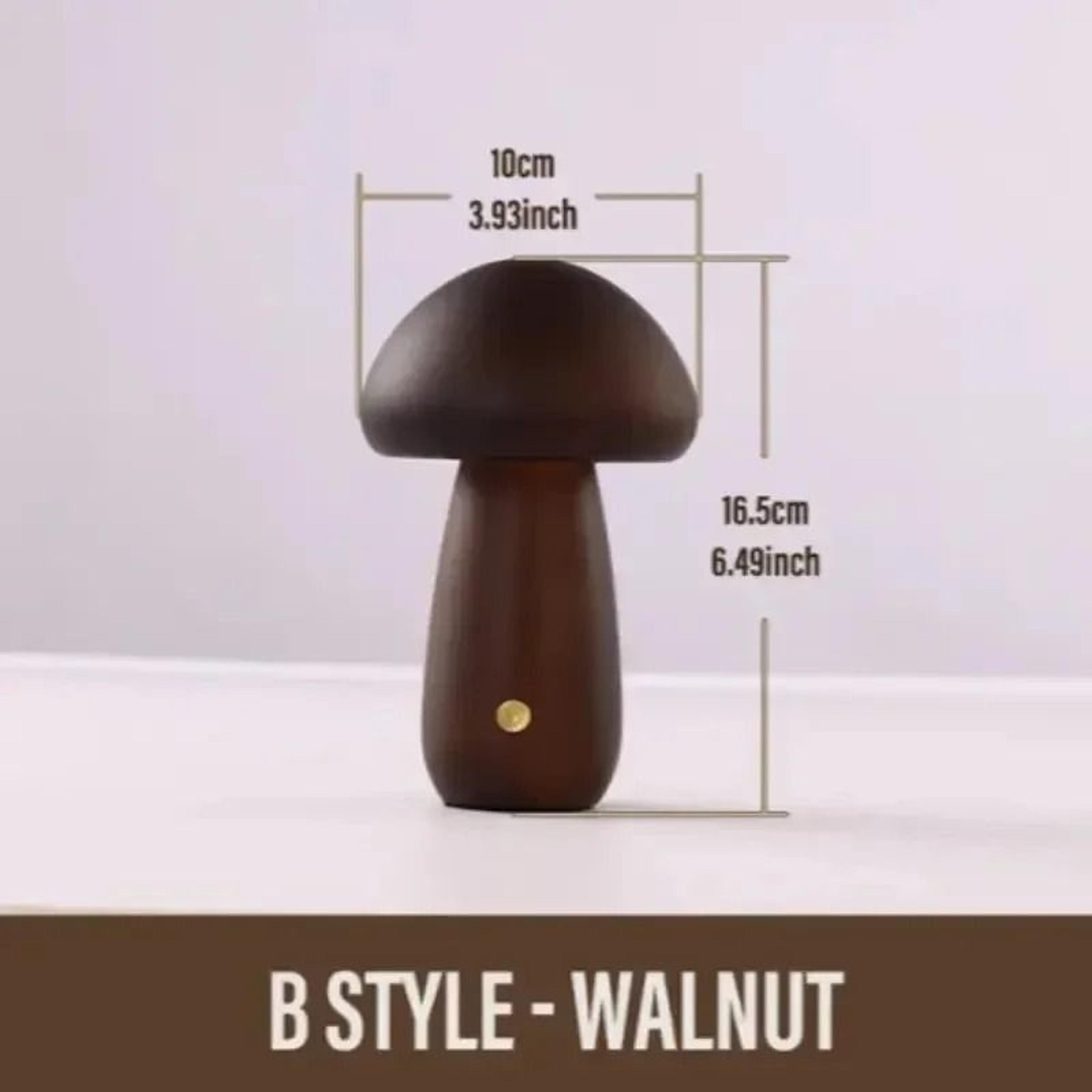 Cute Rechargeable Mushroom Touch LED Table Lamp  Portable Dimmable Night Light 9