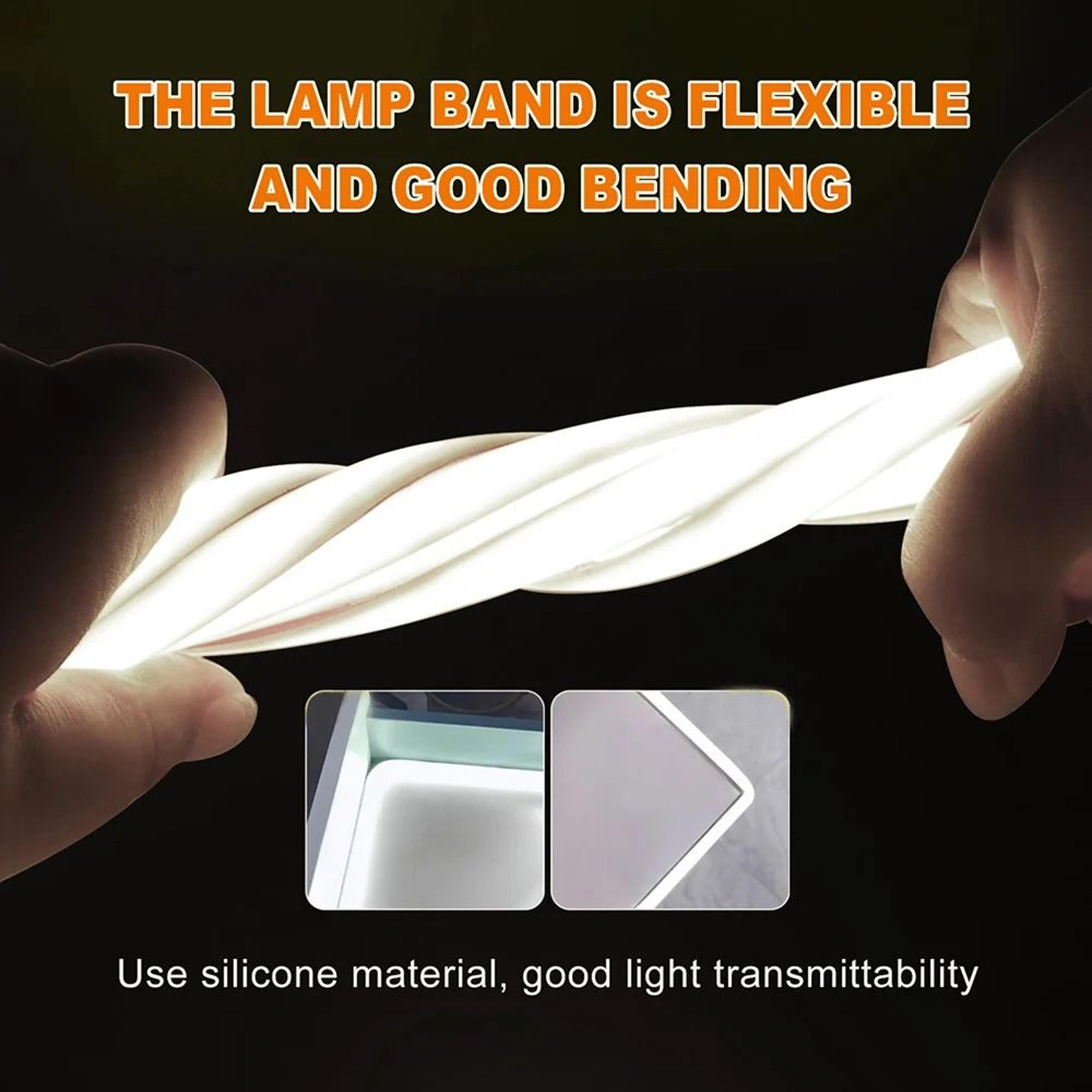 IP68 Waterproof Flexible LED Neon Strip Light Tape 12V24V HighDensity Milky Tube 5