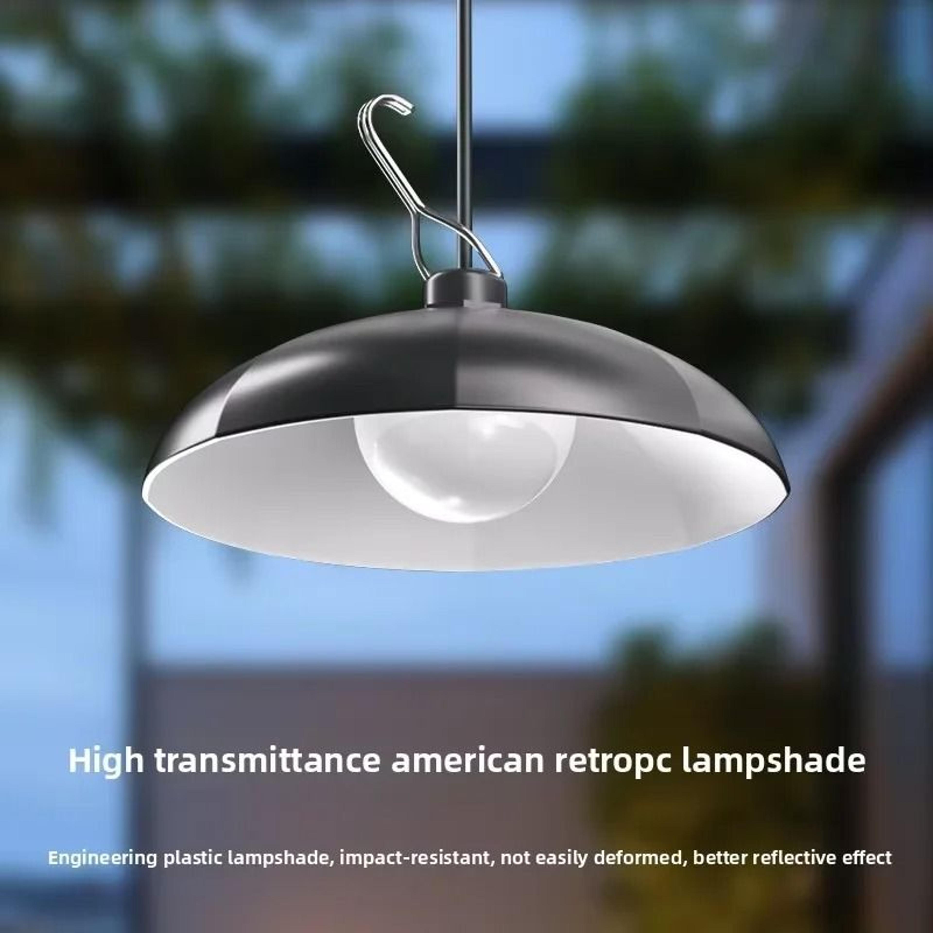 SplitType Dual Head Solar Pendant Light With Remote Control Indoor  Outdoor Waterproof 4