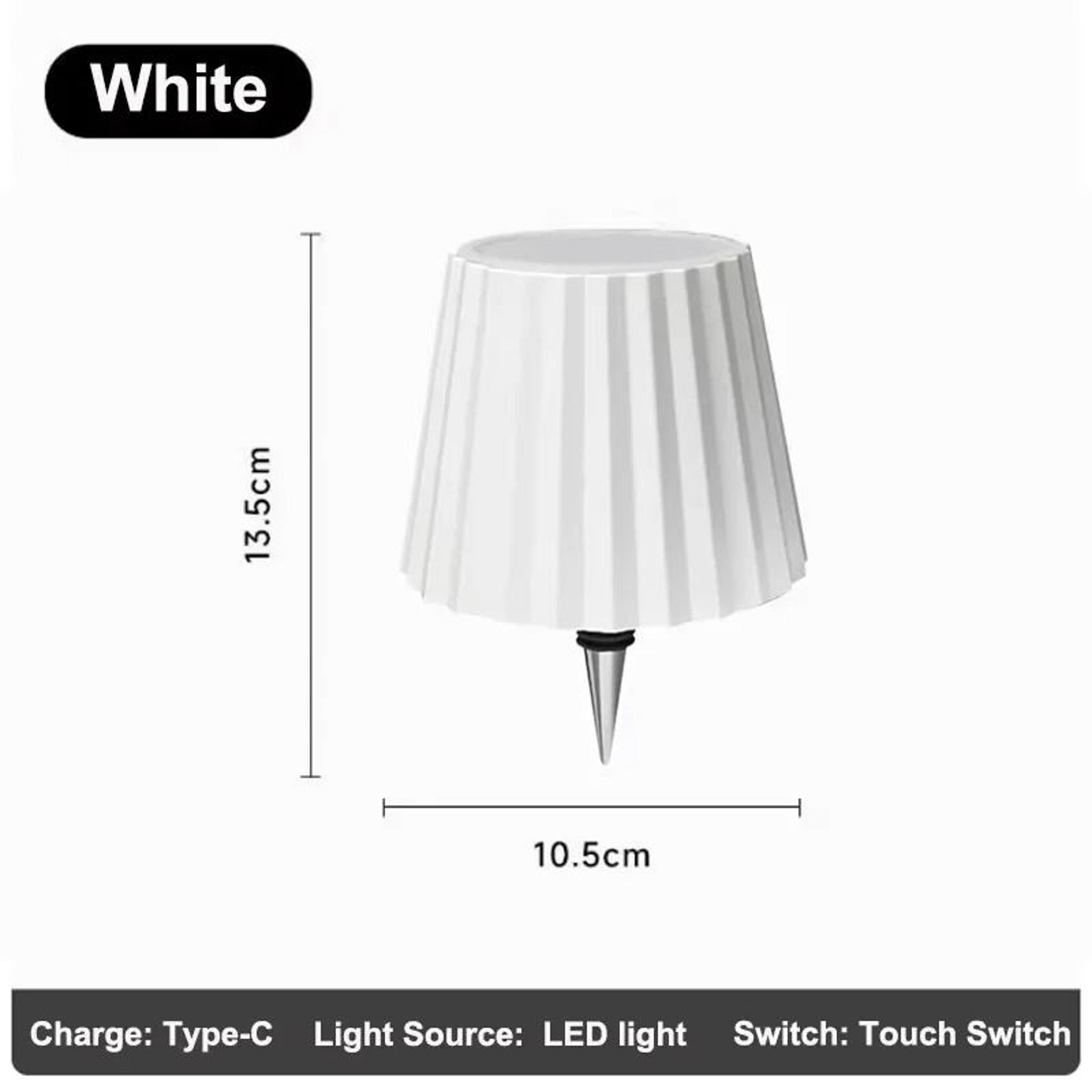 Wireless LED Wine Bottle Topper Table Lamp TouchDimmable Rechargeable Light 12