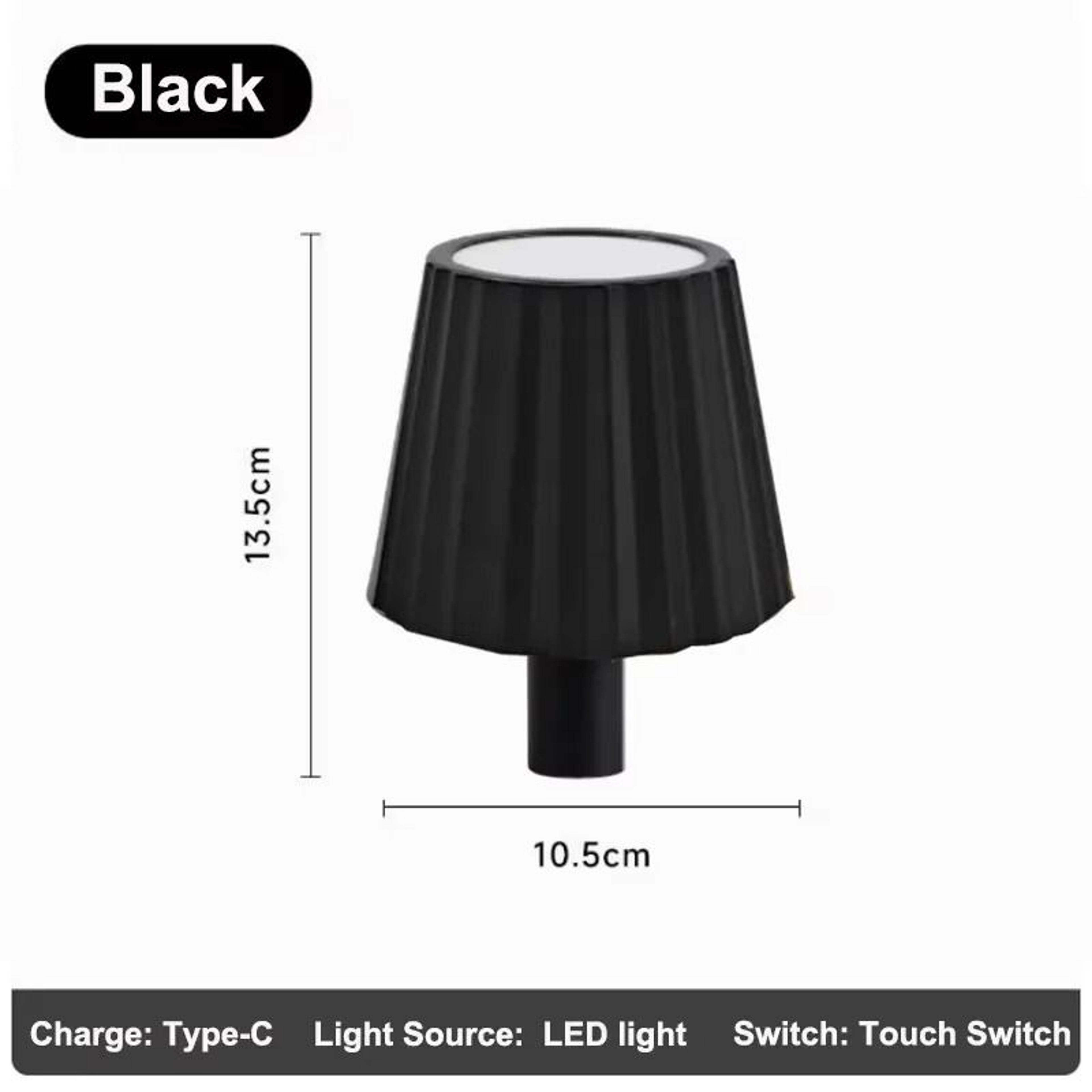 Wireless LED Wine Bottle Topper Table Lamp TouchDimmable Rechargeable Light 11