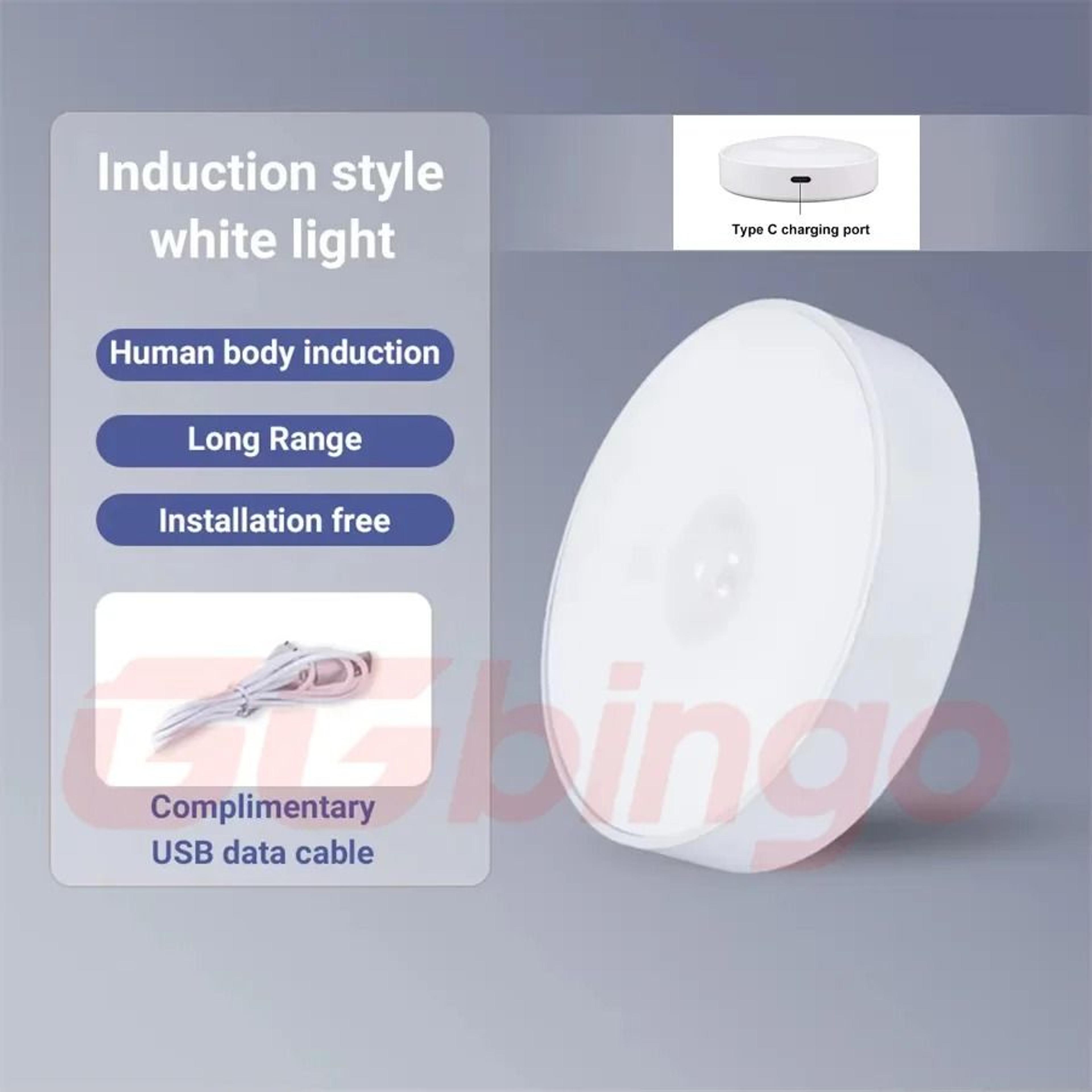 GGbingo TypeC Rechargeable Wireless Motion Sensor LED Cabinet  Closet Light 7
