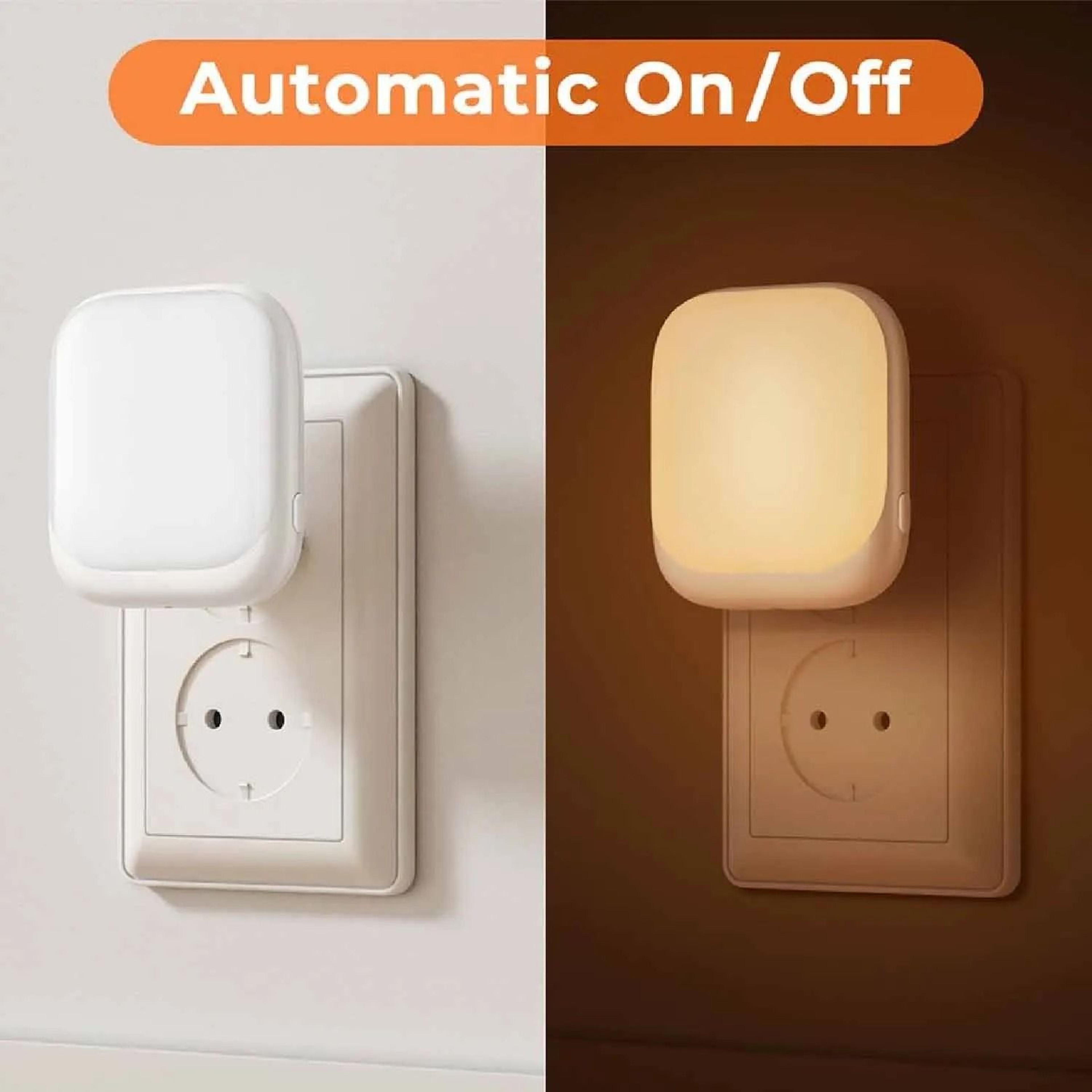 PlugIn Dimmable LED Night Light With DusktoDawn Motion Sensor 3 Brightness Levels 1