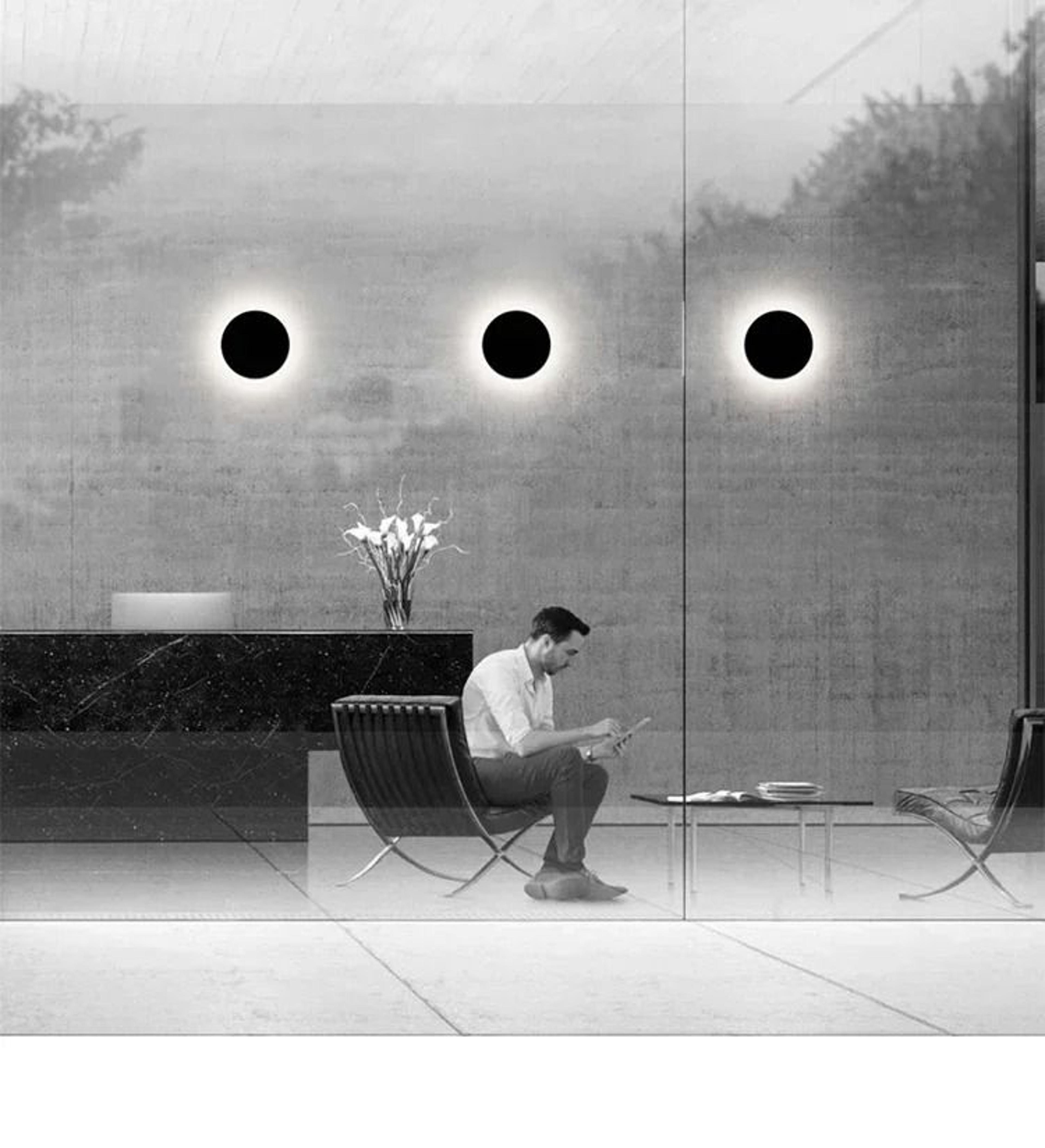 Modern Geometric Indoor LED Wall Sconce Light Round  Square Minimalist Fixture 4