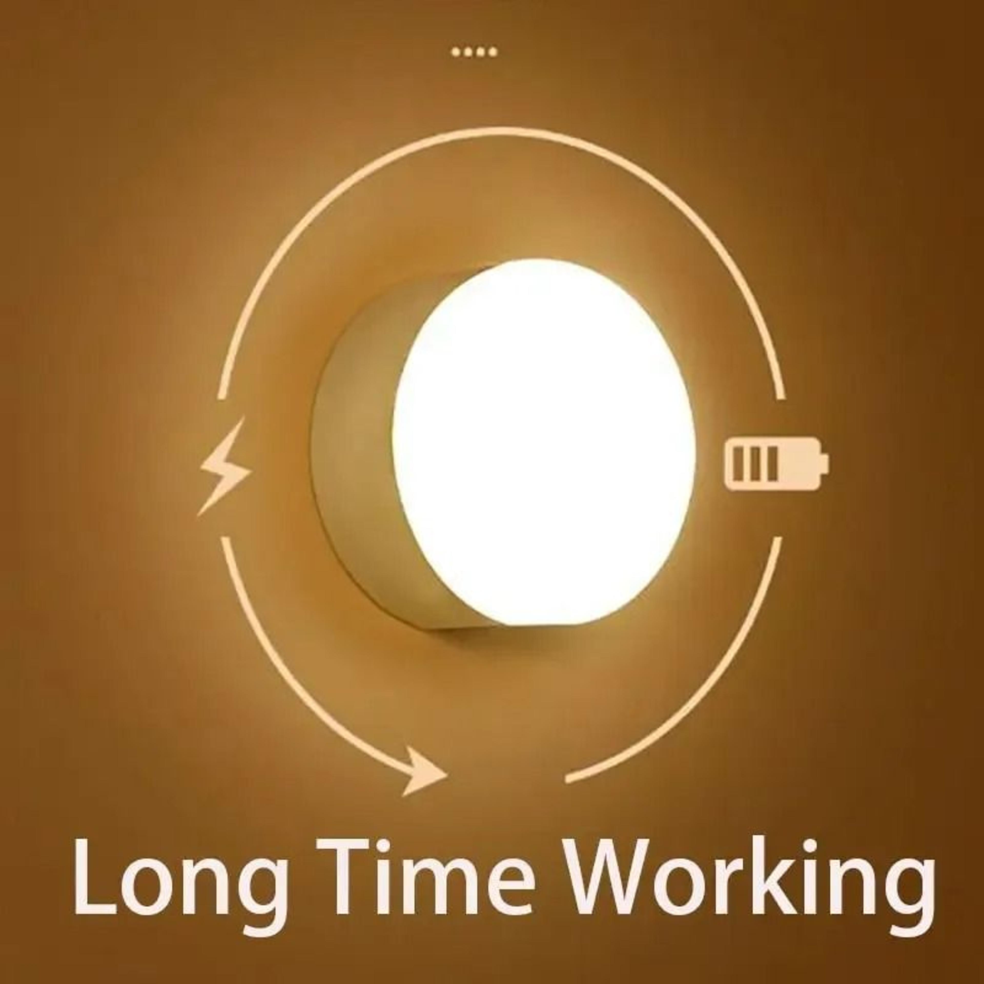 Smart Human Body Sensor LED Night Light USB Rechargeable Magnetic Emergency Lamp 2