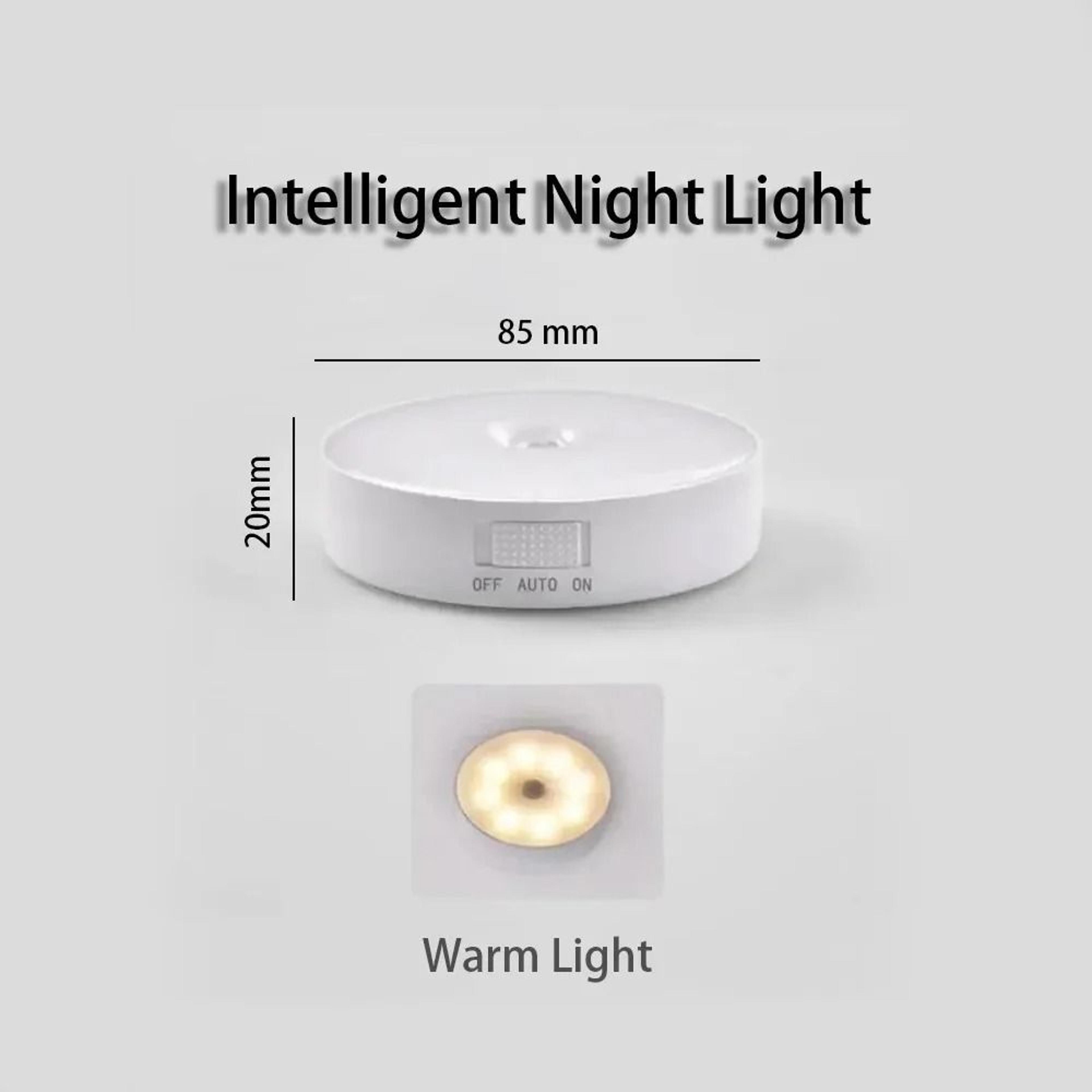 Smart Human Body Sensor LED Night Light USB Rechargeable Magnetic Emergency Lamp 6