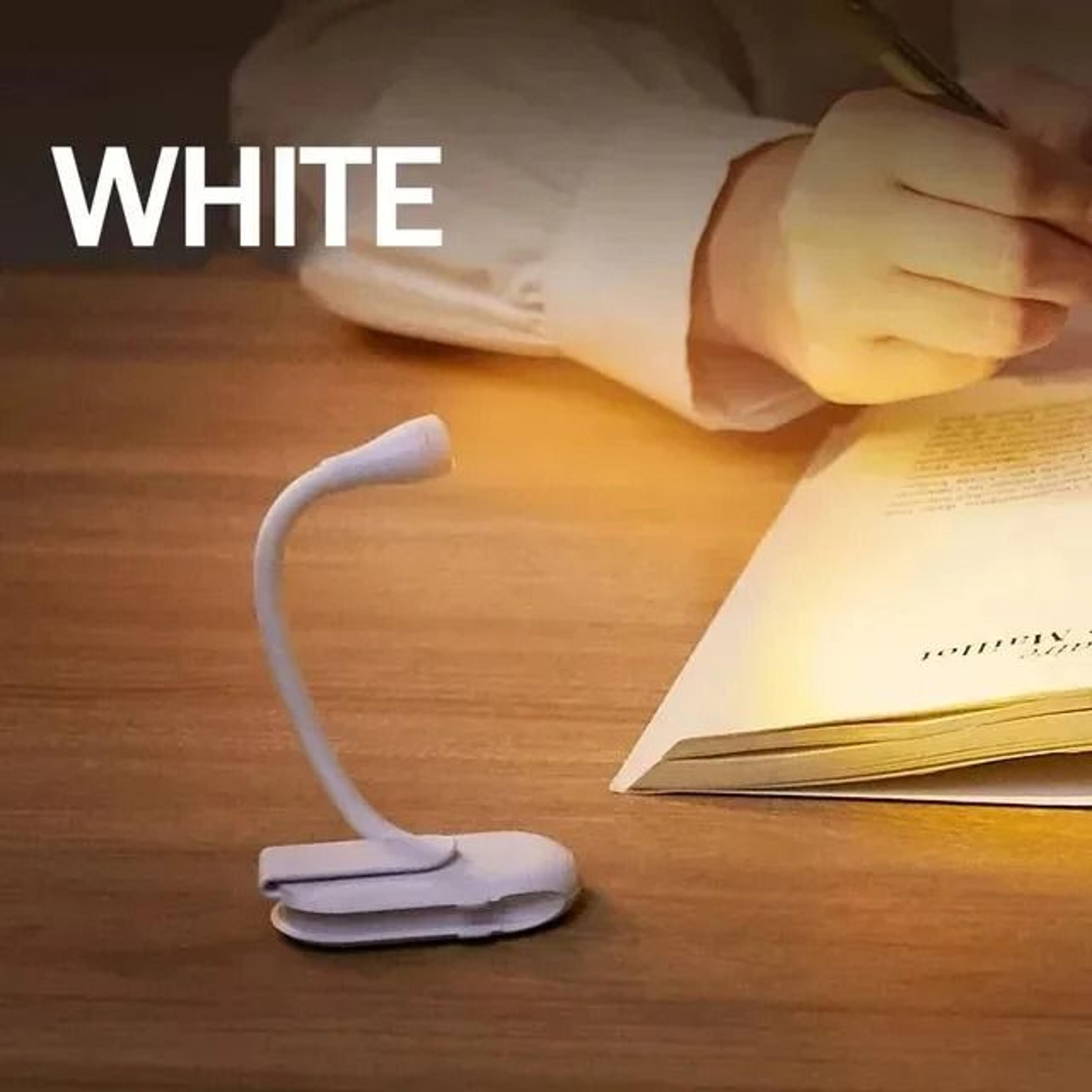 HPH Mini ClipOn LED Book Light USB Rechargeable  Stepless Dimmable Reading Lamp 7