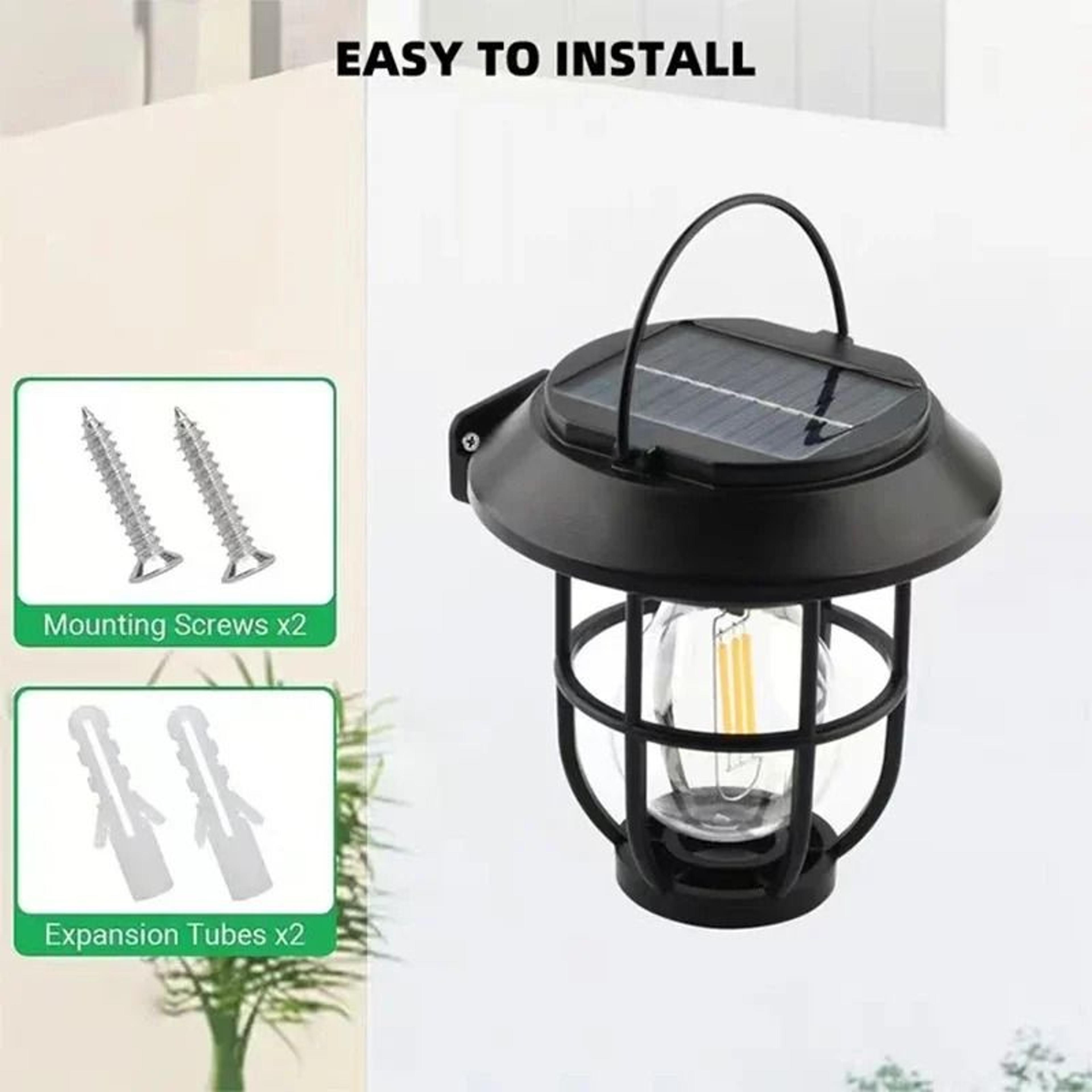 3in1 Outdoor Solar Tungsten Wall Lawn  Floor Lamp LED Motion Sensor Garden Light 3