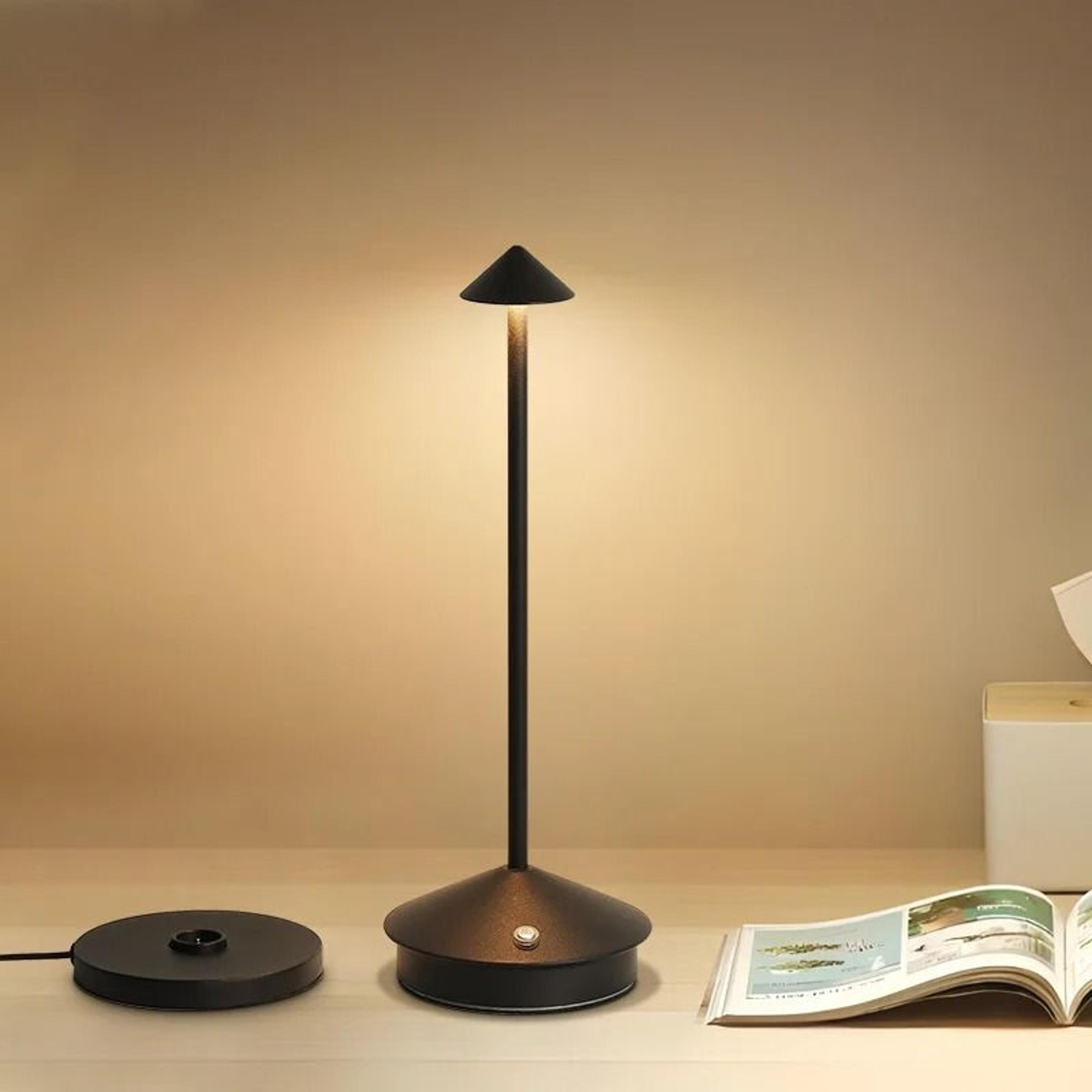 Creative Pina Pro Style Touch LED Rechargeable Table Lamp Decorative Hotel  Bar Desk Light 6