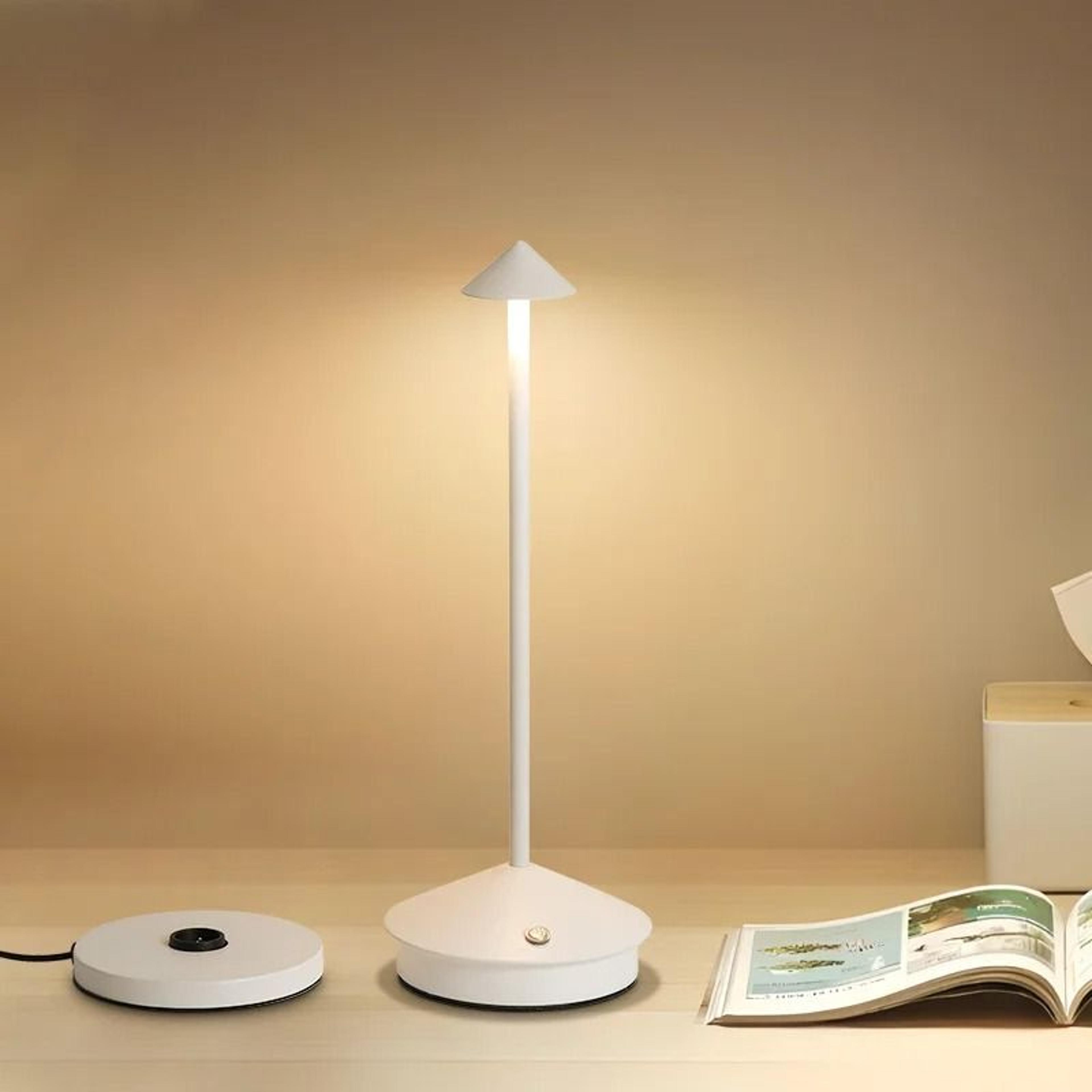 Creative Pina Pro Style Touch LED Rechargeable Table Lamp Decorative Hotel  Bar Desk Light 9