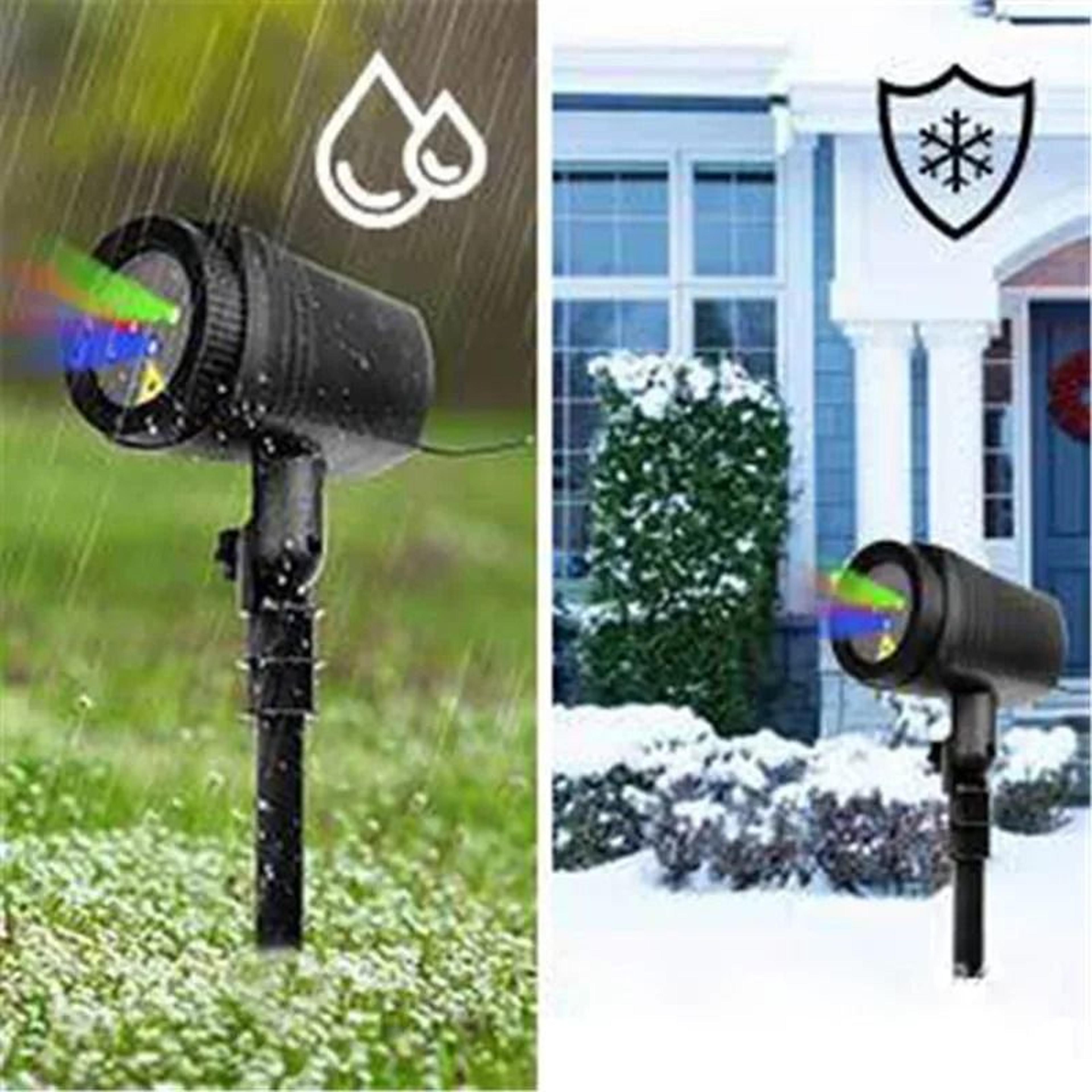 Outdoor IP65 Waterproof Laser Firefly Lawn Light Moving Christmas  Holiday Decor Projector 4
