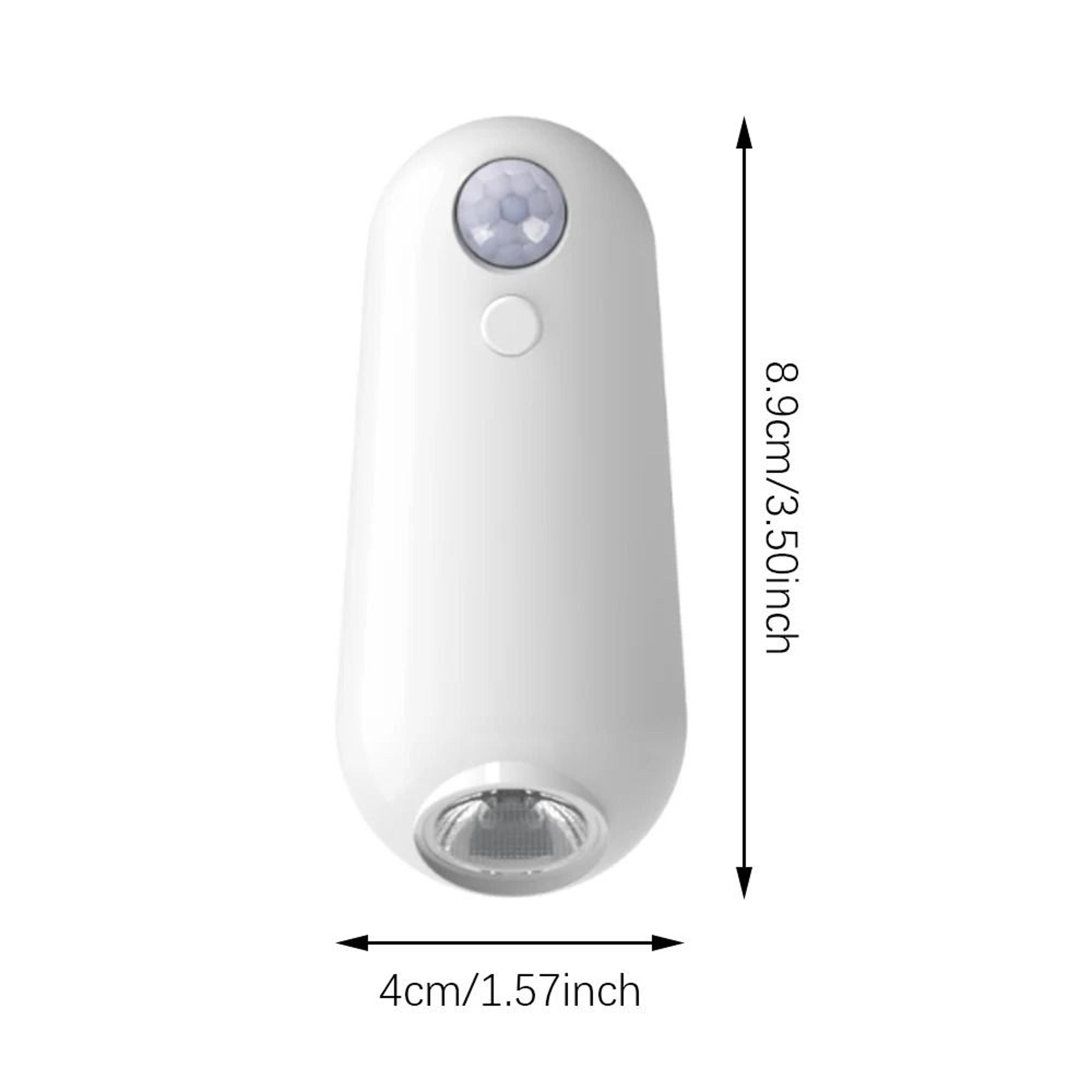 8Color USBC Motion Sensor LED Night Light Dual Sensor Wall Safety Lamp For Hallways  Bedrooms 1