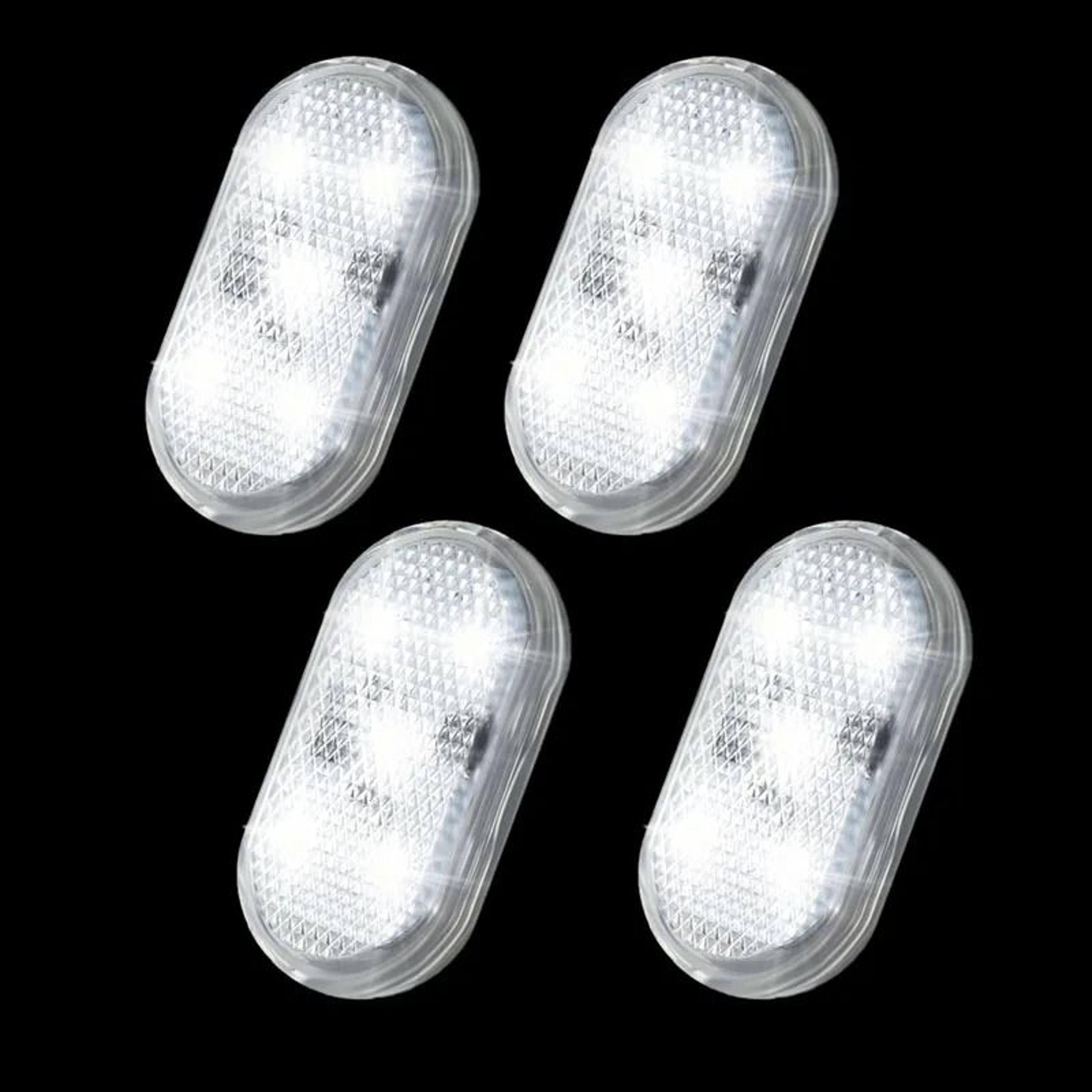 Wireless Magnetic LED Car Door Light Set USB Rechargeable Interior Welcome  Warning Lamp 11