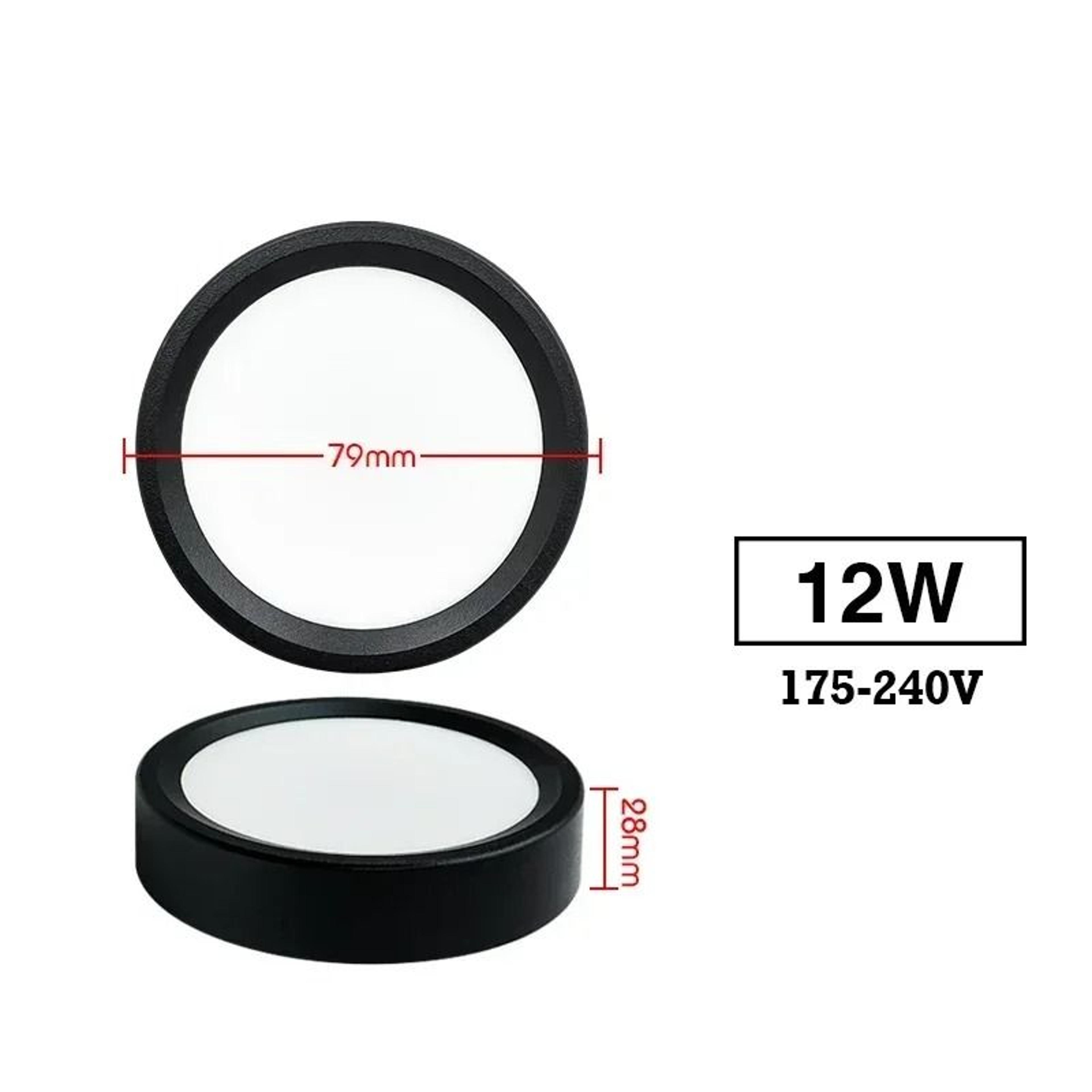 Surface Mounted Round LED Ceiling Downlight 9W 12W 15W 18W Modern Panel Spotlight 10