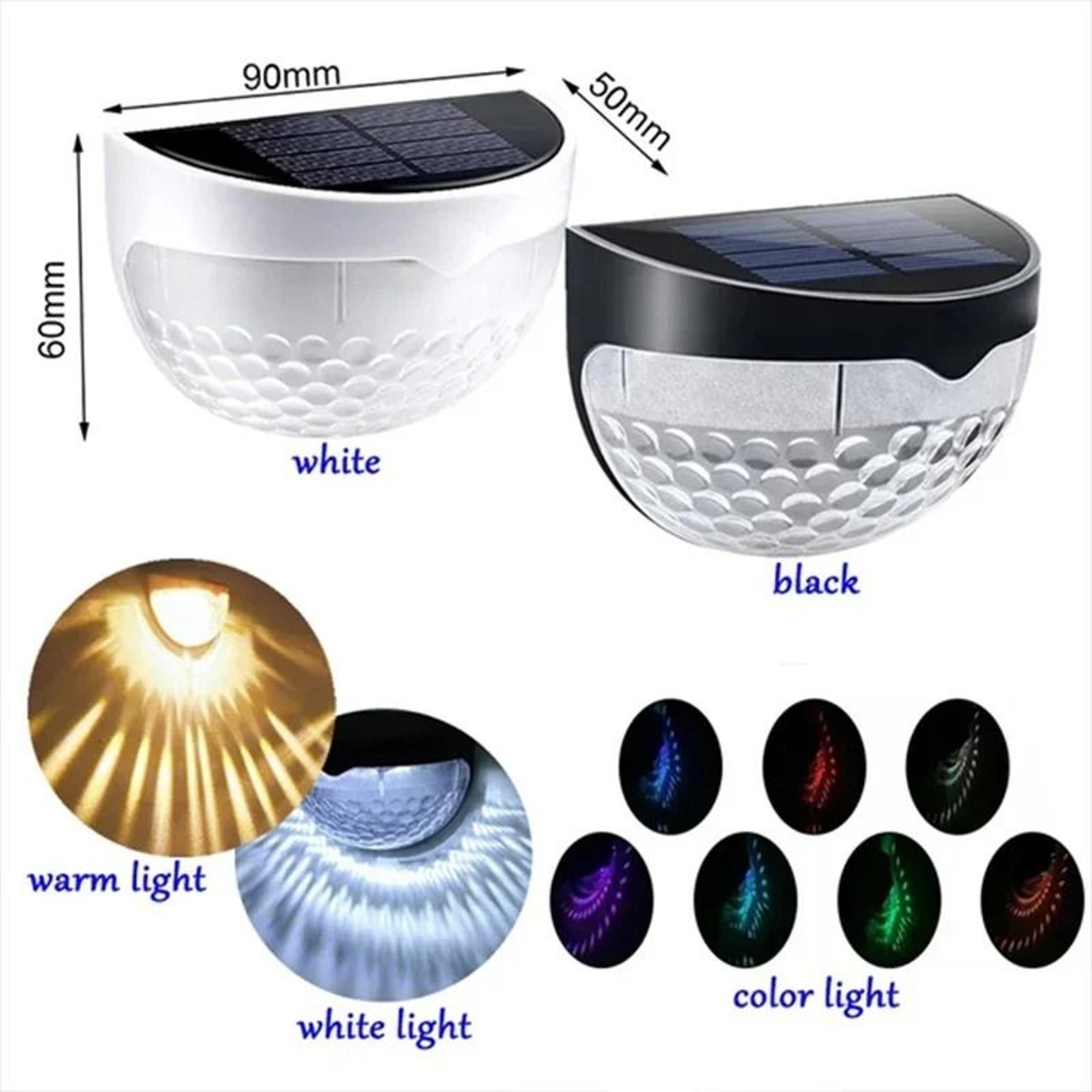 Outdoor LED Solar Fence Wall Lights IP65 Waterproof Garden  Patio Festoon Lamp 3
