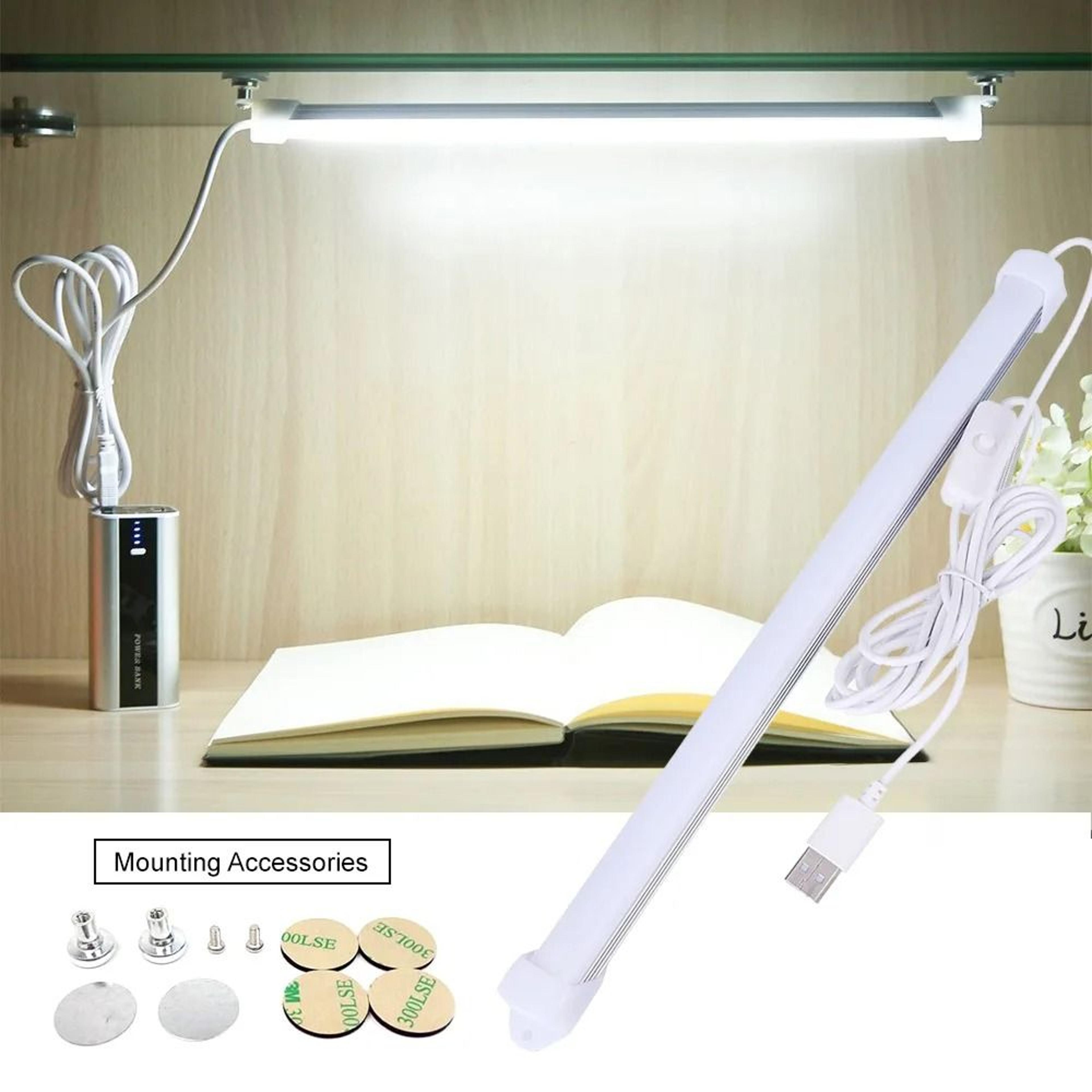usb led night light bar (5v under cabinet aluminum hard strip light with push switch)