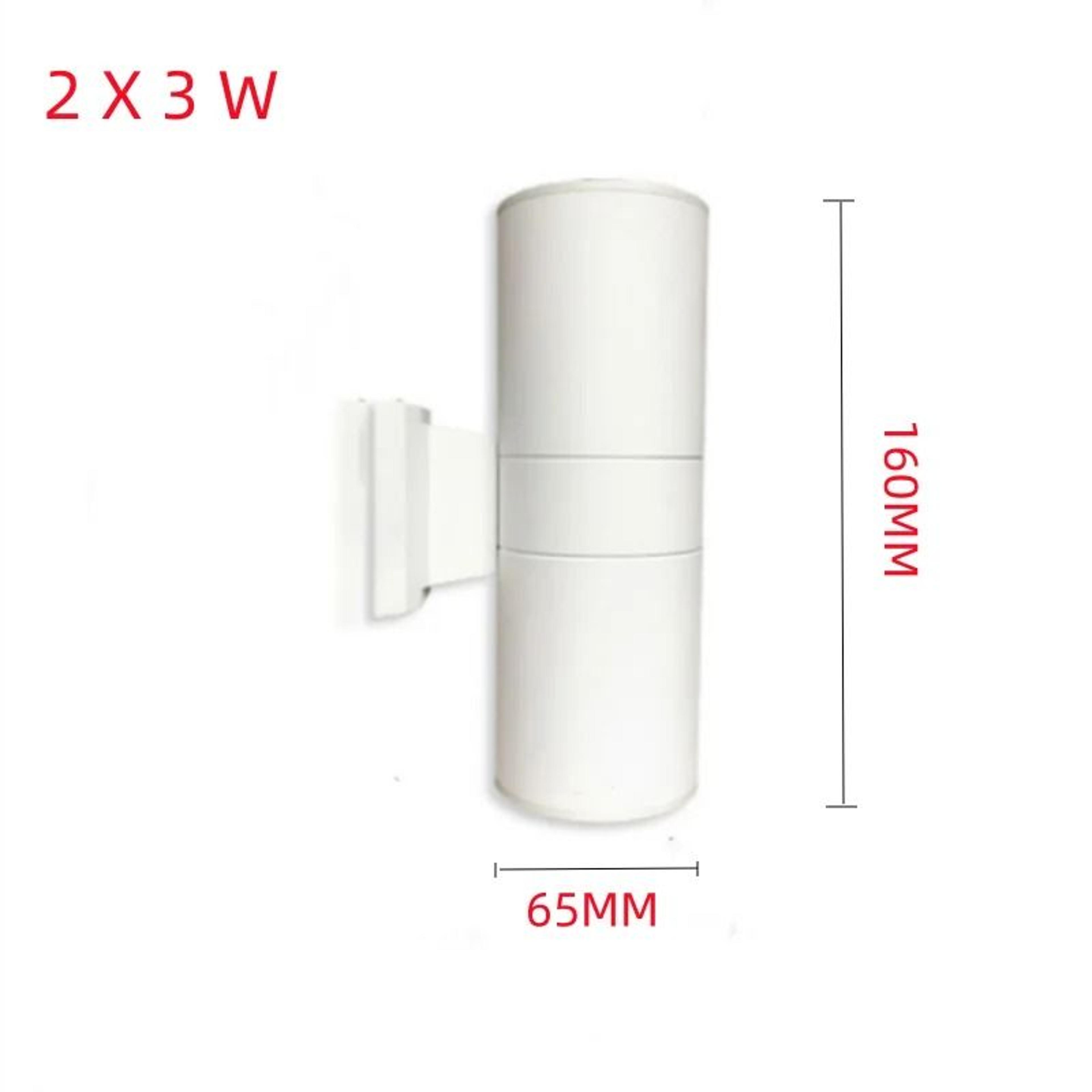 Waterproof Outdoor  Indoor DualHead LED Wall Sconce 6W 12W 18W Modern COB Porch  Facade Light 6